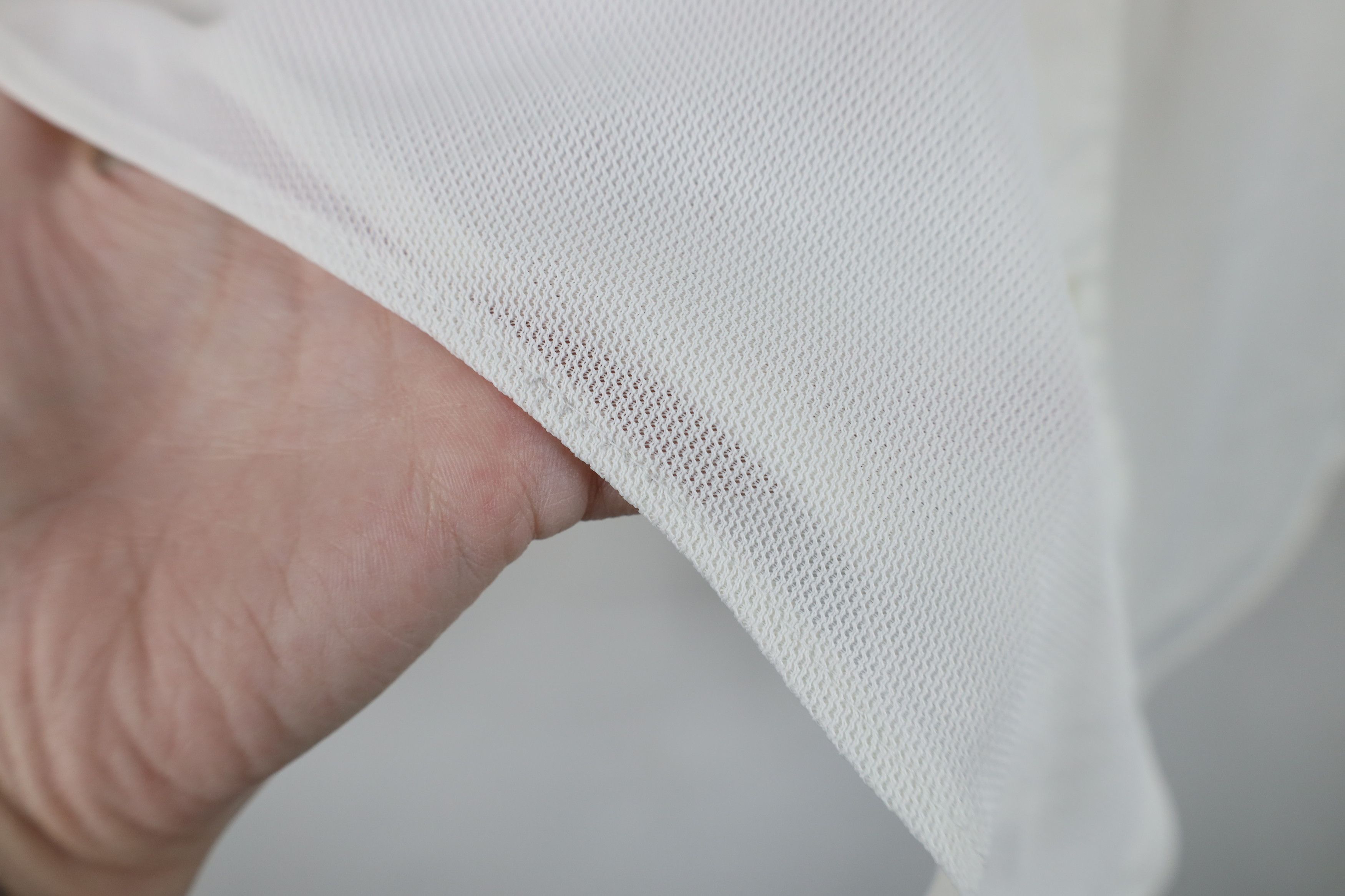 Vintage Vintage 70s Streetwear Knit Collared Button Shirt White Size US XL / EU 56 / 4 - 6 Thumbnail
