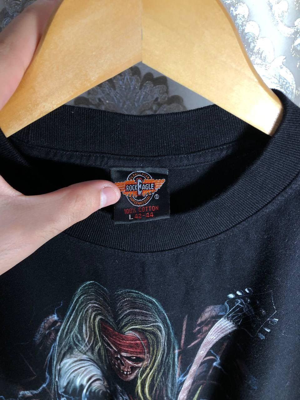 Band Tees × Vintage VERY RARE ROCK EAGLE MONSTER BIG LOGO T-SHIRT Y2K 90s RETRO Size US L / EU 52-54 / 3 - 3 Thumbnail