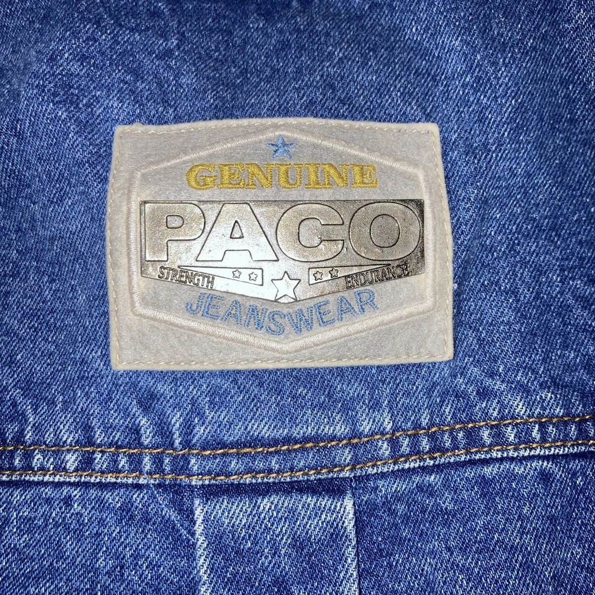 Vintage VTG 90s PACO JEANS Denim Jacket RARE Size US XL / EU 56 / 4 - 11 Thumbnail