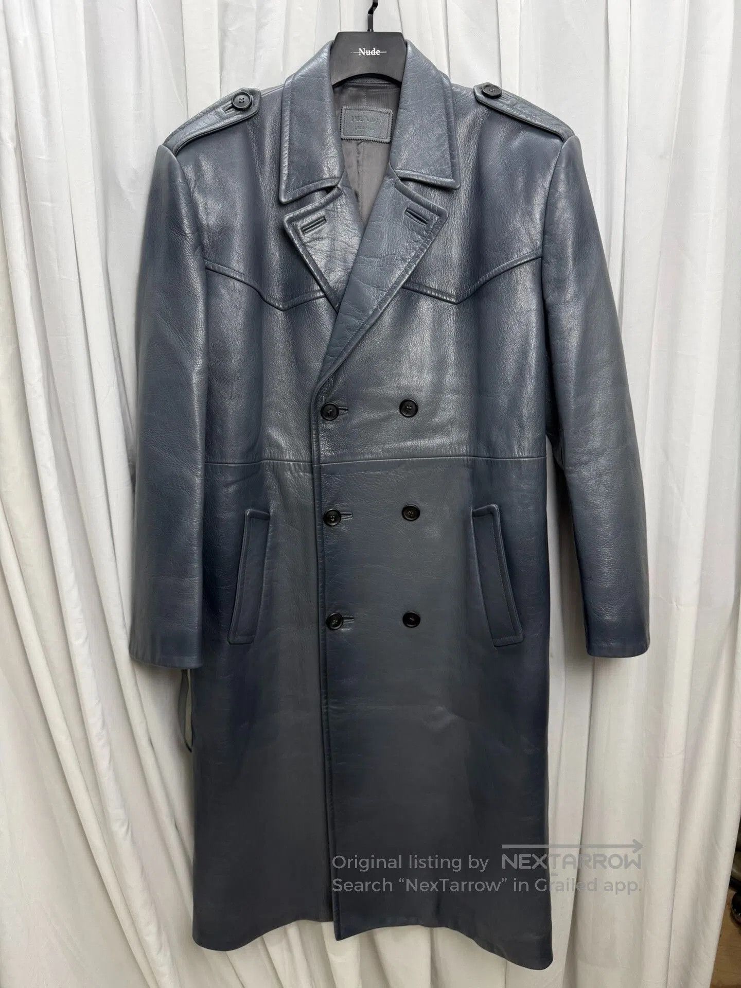 Raf Simons Prada Raf Simons Distressed Leather Jacket. Size US S / EU 44-46 / 1 - 1 Thumbnail