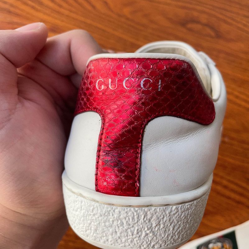 Gucci Gucci Ace Tiger Embroidery Low-Top Sneakers Size US 8 / EU 41 - 5 Thumbnail