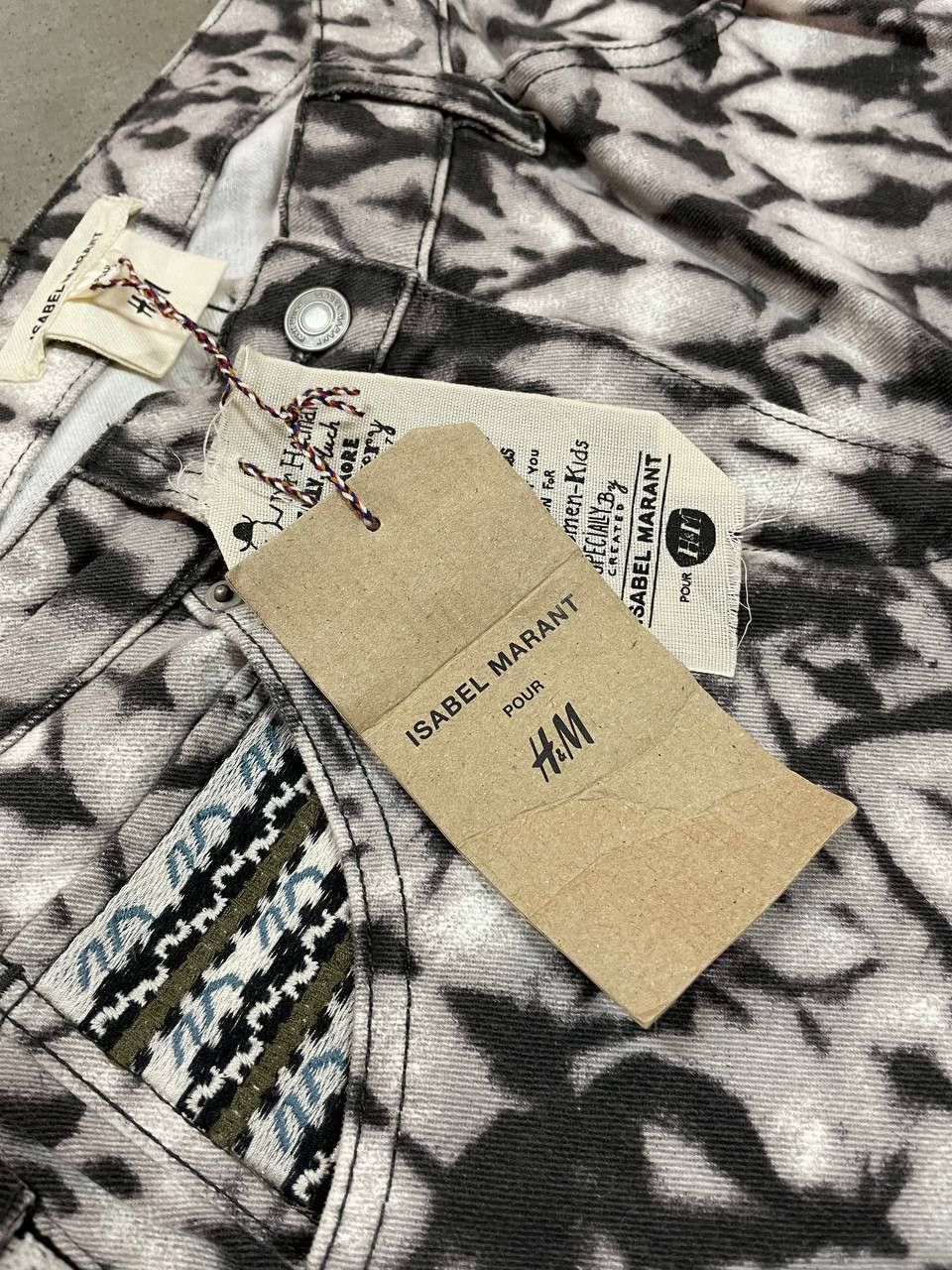 Isabel Marant *NWT* Rare Tye Dye Isabel Marant Boot Cut Jeans Size US 32 / EU 48 - 7 Thumbnail