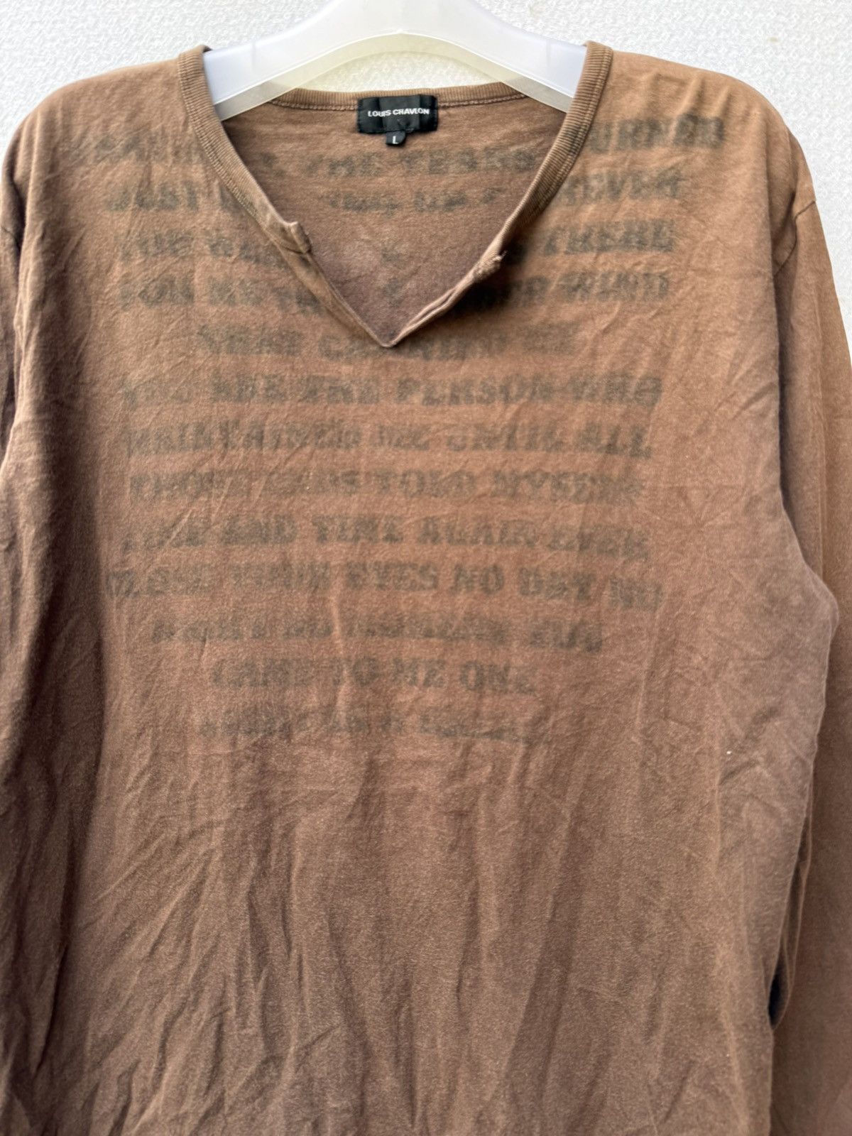 Hysteric Glamour Louis chavlon poem longsleeve Size US L / EU 52-54 / 3 - 3 Thumbnail