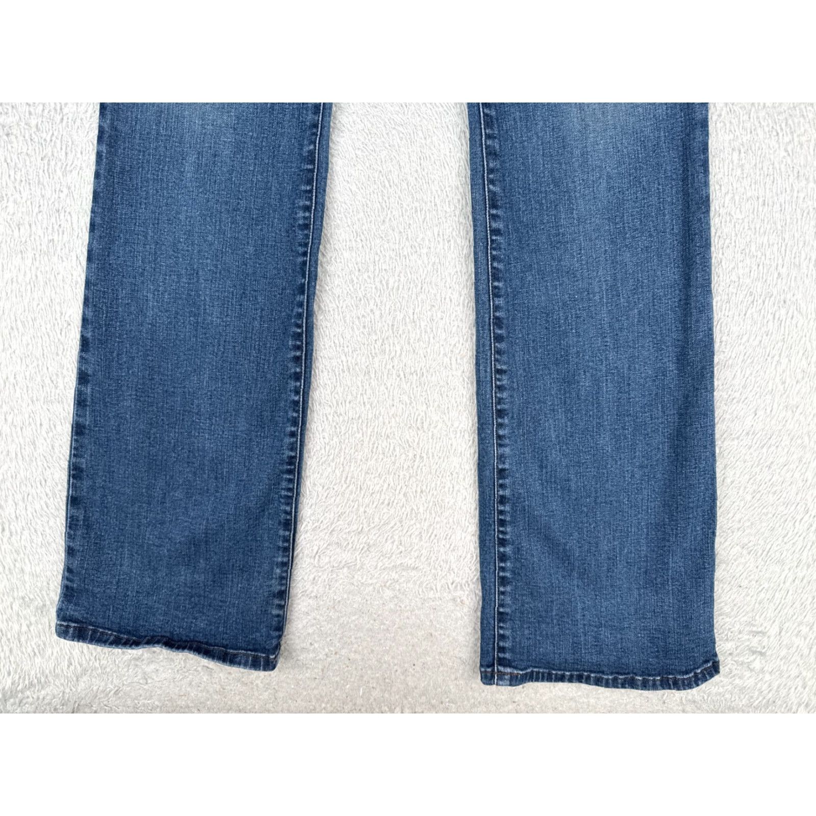 Anthropologie VINTAGE Level 99 Jeans Womens 28 Blue Denim Bootcut Mid 28x33 Jeans Boots Cut Size 28" / US 6 / IT 42 - 2 Thumbnail
