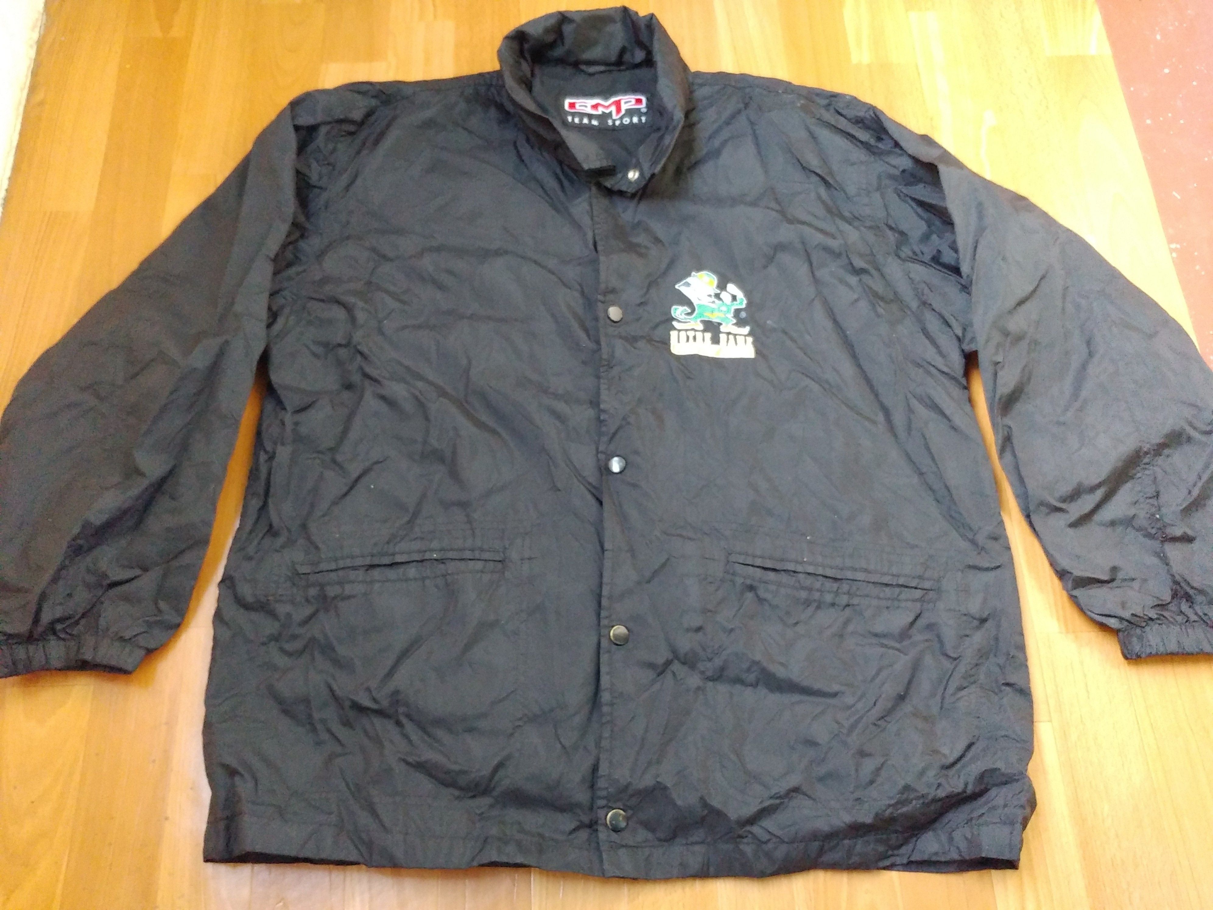 NFL × Vintage NFL Notre Dame Fighting Irish jacket, CMP windbreaker L Size US XL / EU 56 / 4 - 10 Thumbnail