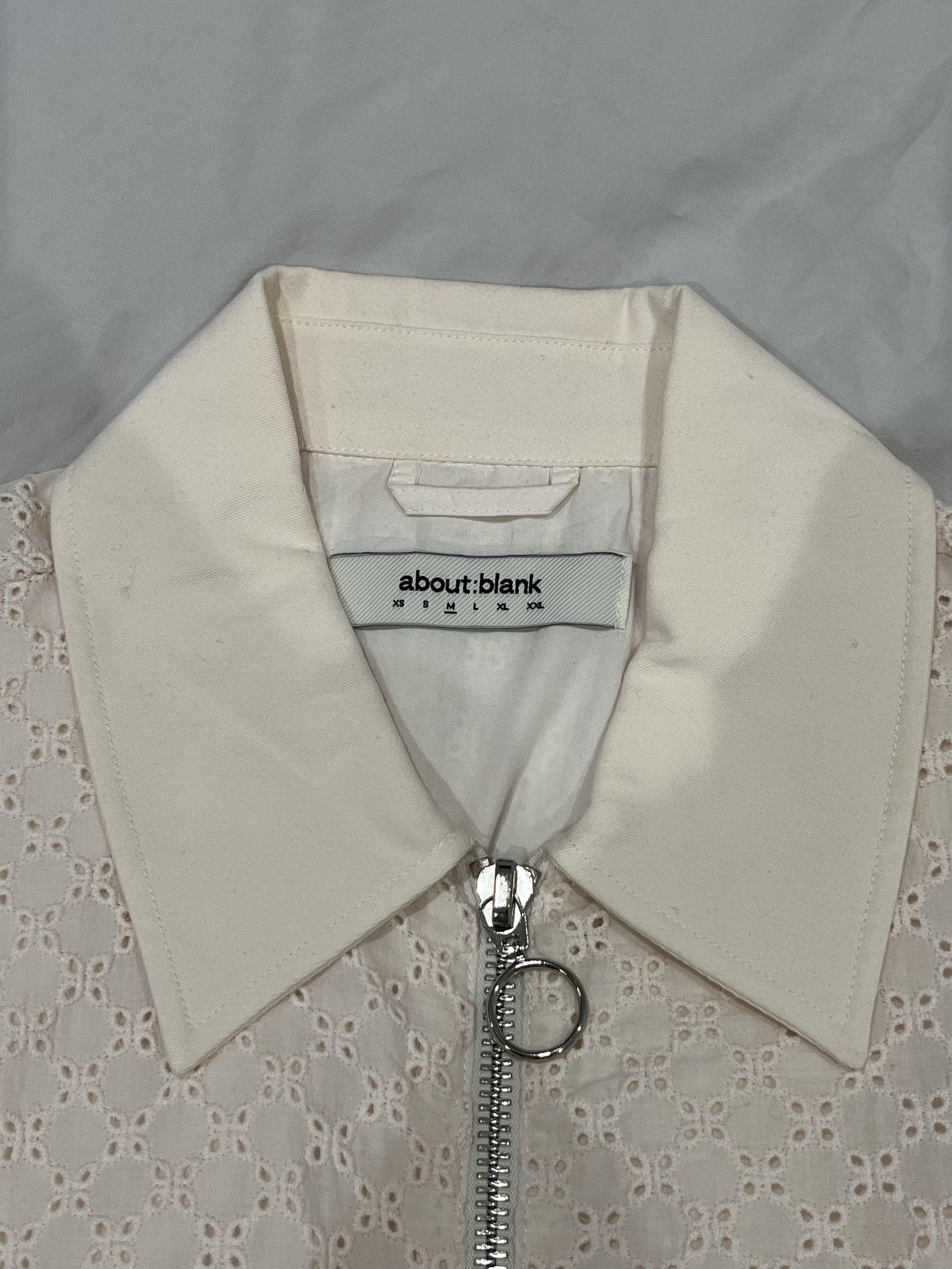 About:Blank About:Blank Cropped Anglais Jacket Cream Size US M / EU 48-50 / 2 - 5 Thumbnail