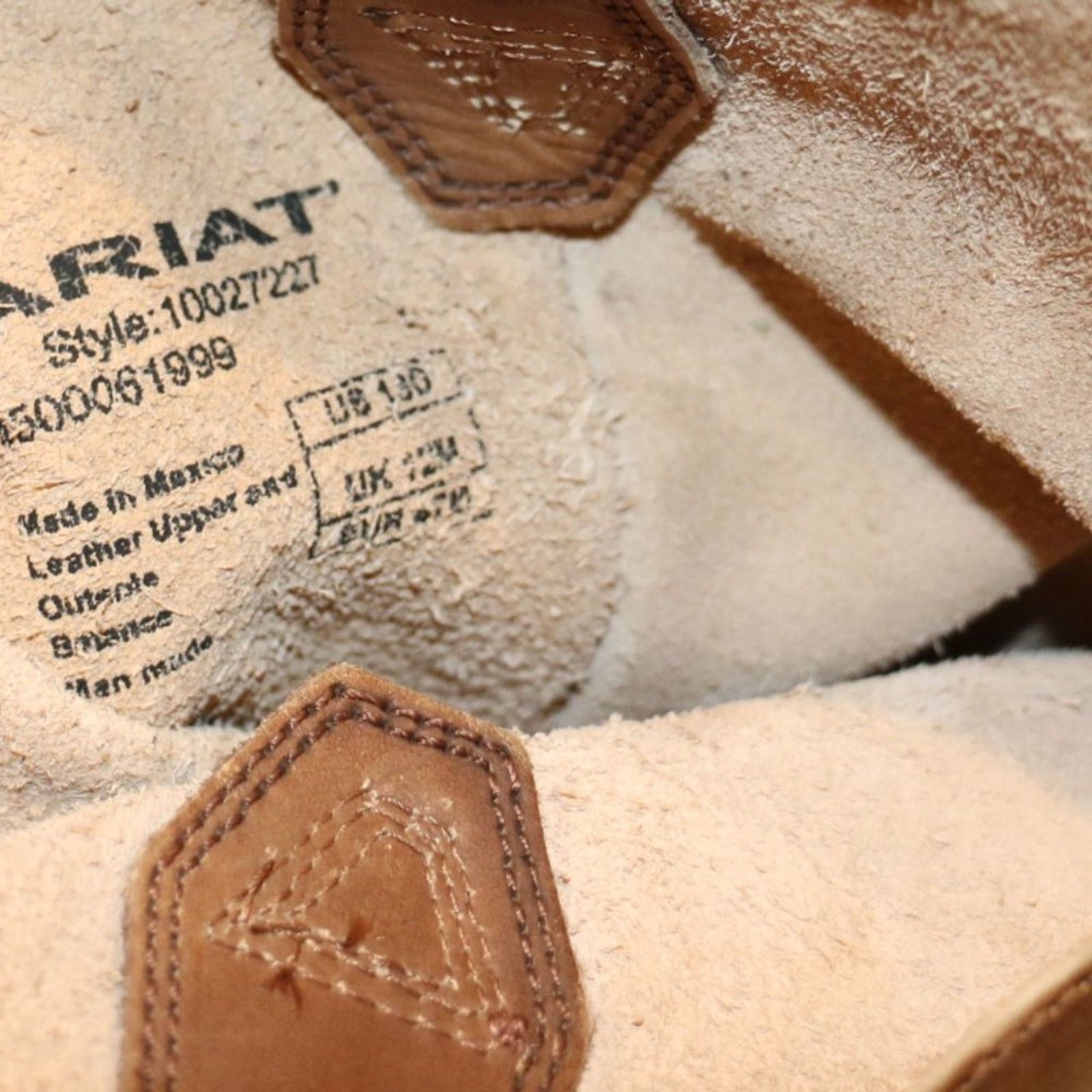 Ariat Ariat Men's Brown Rambler Leather Boots Size 13 # 10027227 Size US 13 / EU 46 - 6 Thumbnail