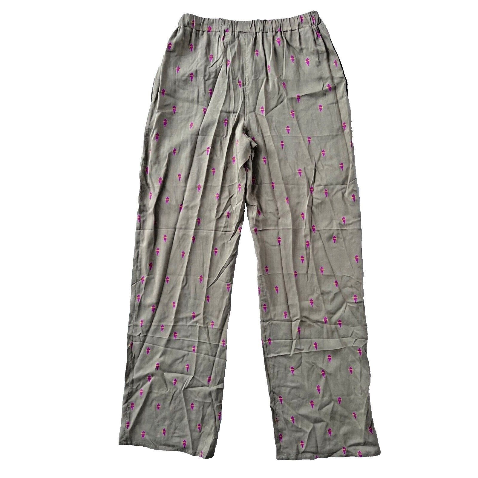 Hanro Hanro Lounge Sleep Pyjama Pants Vibrant Fireflies ( XS ) Size 24" / US 00 / IT 34 - 4 Thumbnail