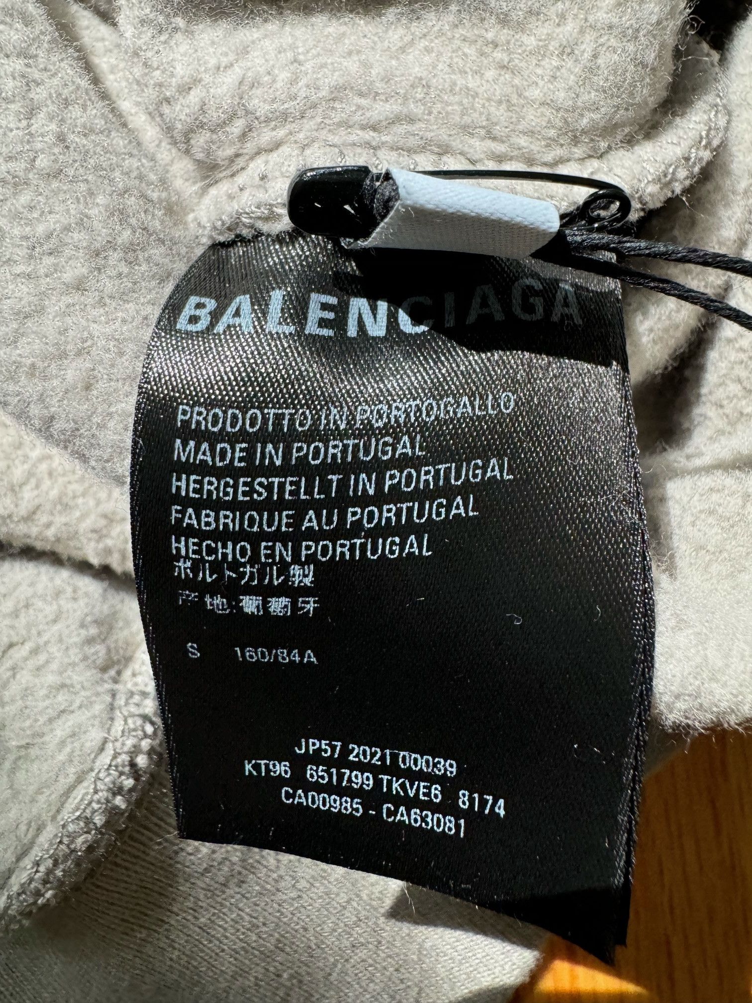 Balenciaga Balenciaga oversized barcode-print hoodie (fits like large) Size US S / EU 44-46 / 1 - 6 Thumbnail