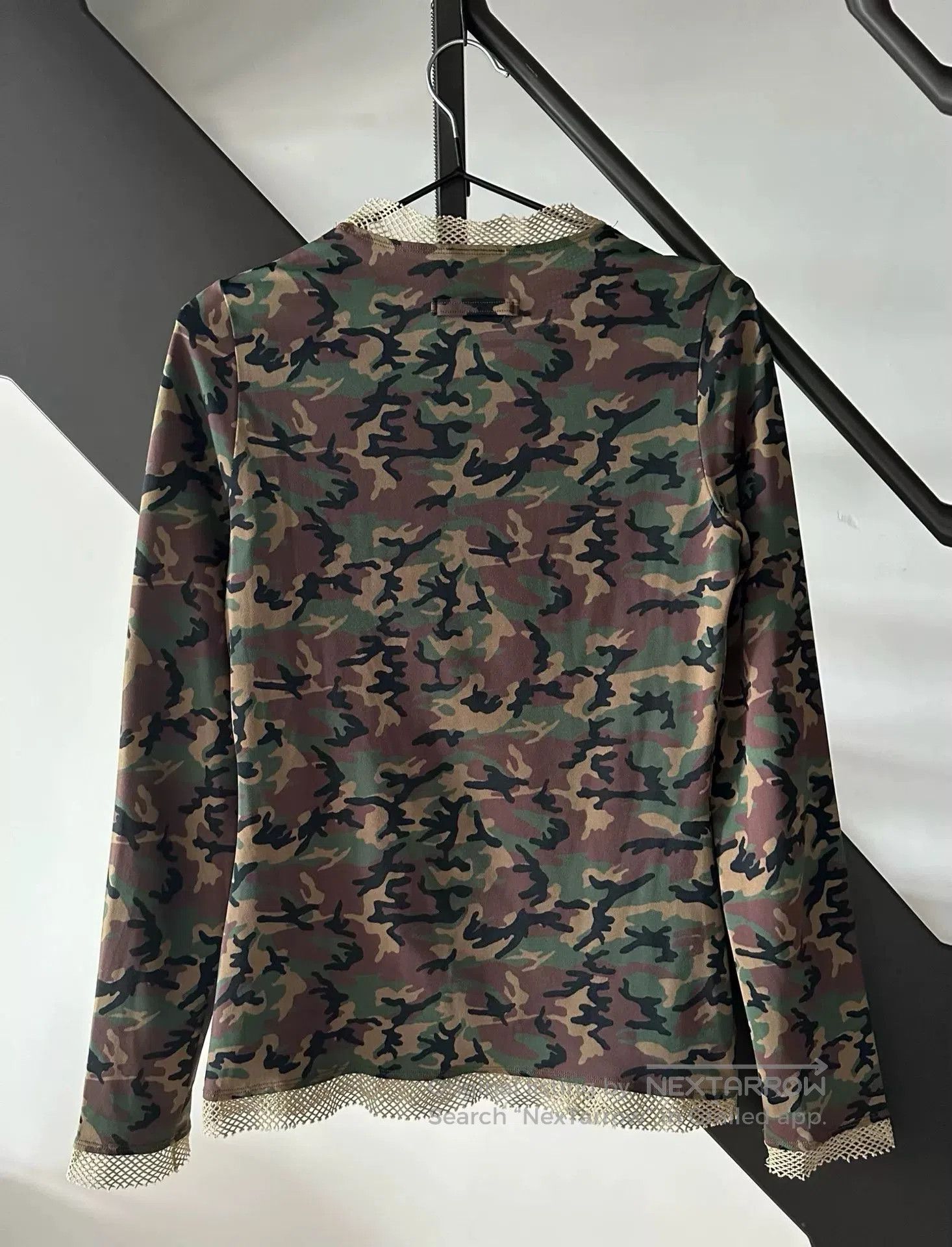 Jean Paul Gaultier Jean Paul Gaultier Camo Printed Stretch Top. Size S / US 4 / IT 40 - 2 Thumbnail