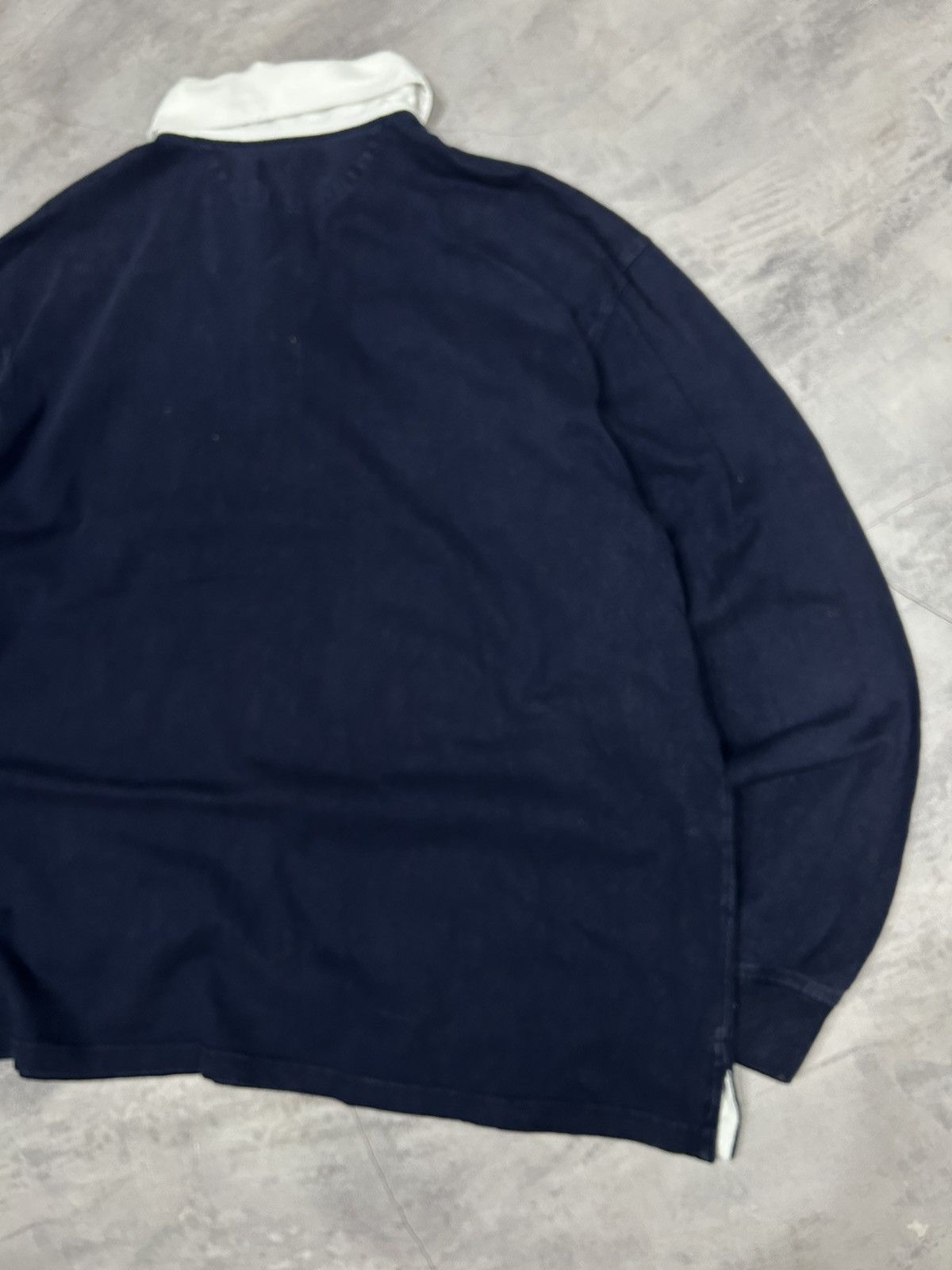 Polo Ralph Lauren Vintage 90s Polo Ralph Lauren Striped Longsleeve Rug Size US XXL / EU 58 / 5 - 6 Thumbnail