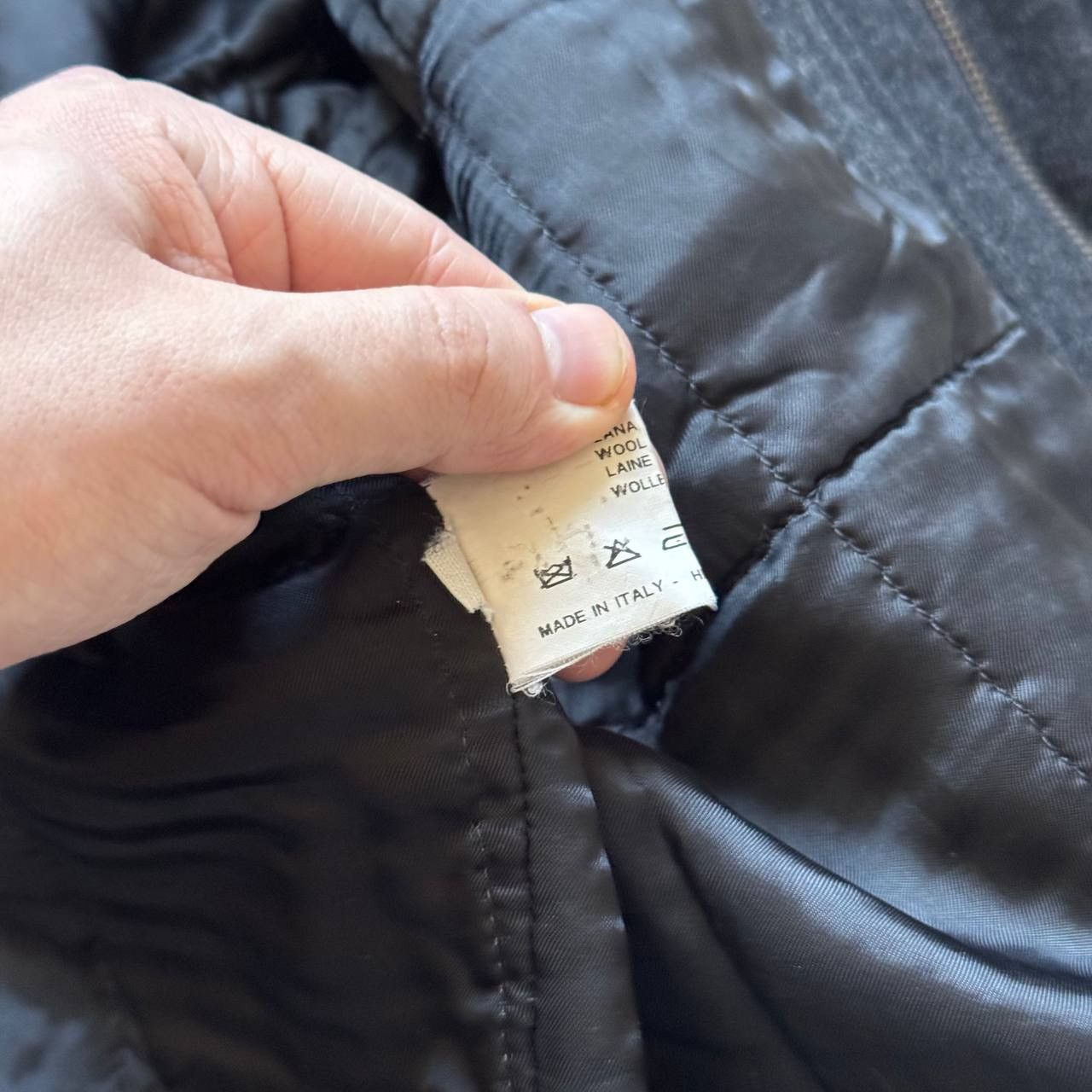 Cerruti 1881 Cerruti Vintage Heavy Wool Classic Retro Zip Coat Jacket Size US XL / EU 56 / 4 - 8 Thumbnail