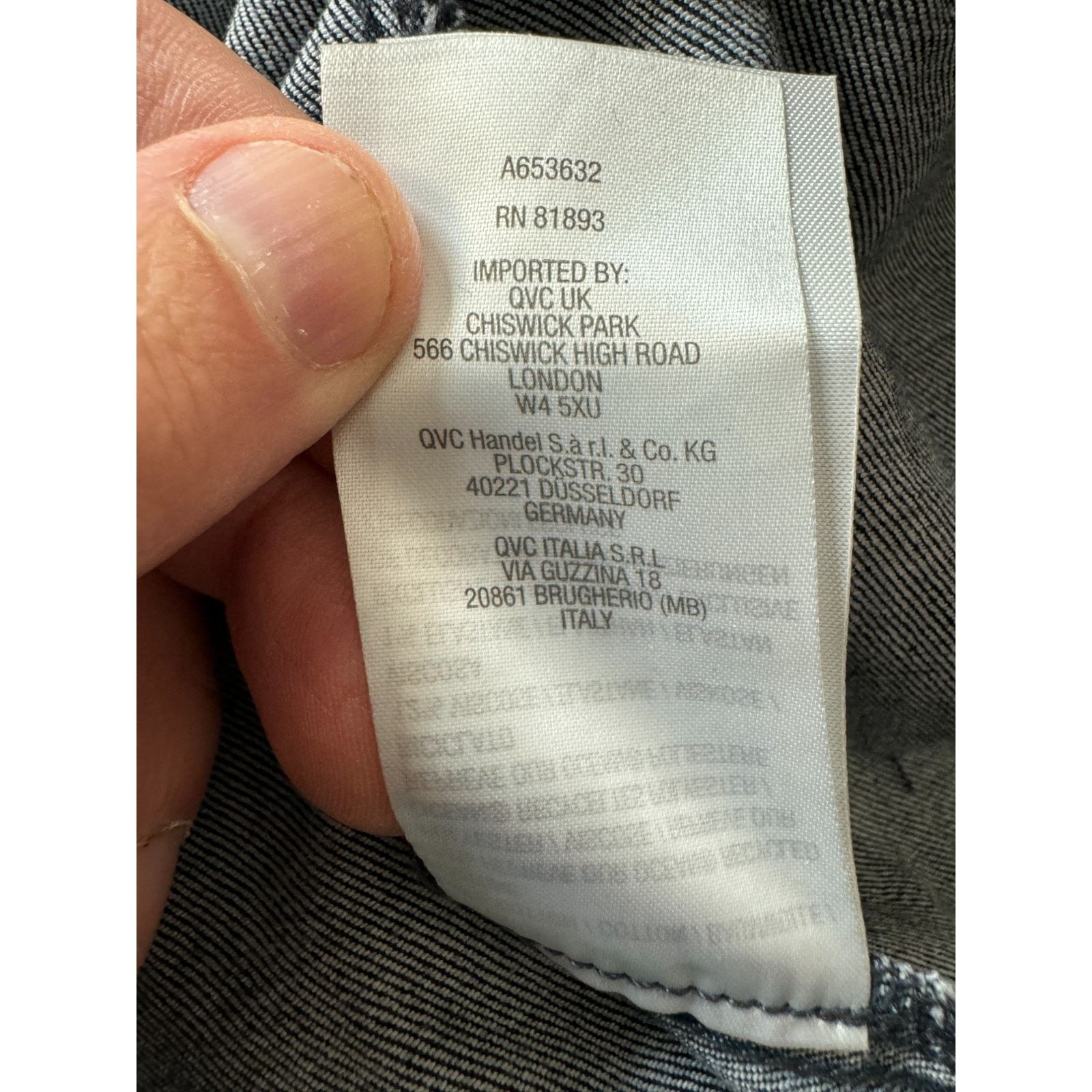 Other Me by Jennie Garth Denim Jacket Washed Grey Blue Wash 1X Size XL / US 12-14 / IT 48-50 - 8 Thumbnail