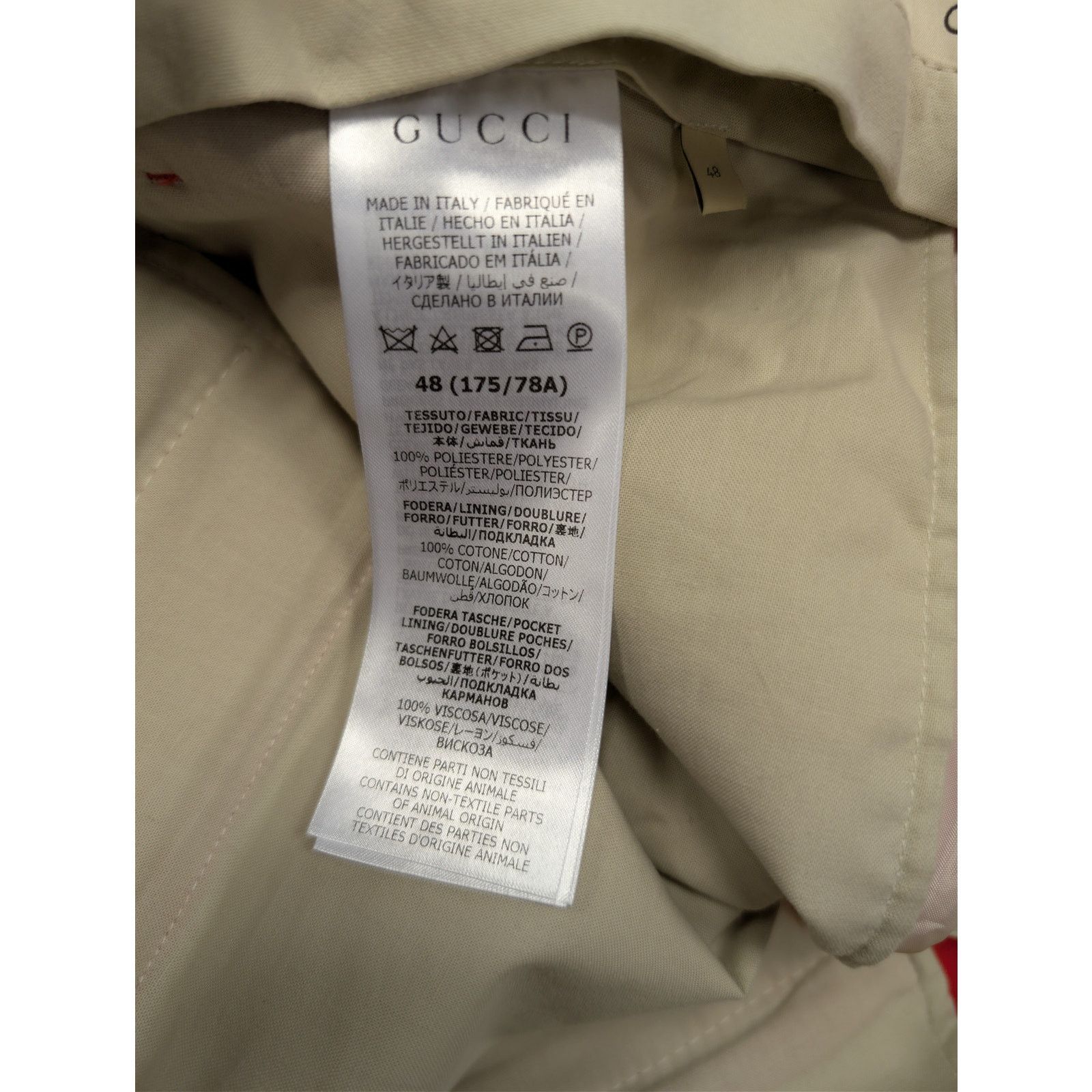 Gucci o1rshd1 Formal Pants in Red Size US 32 / EU 48 - 16 Thumbnail