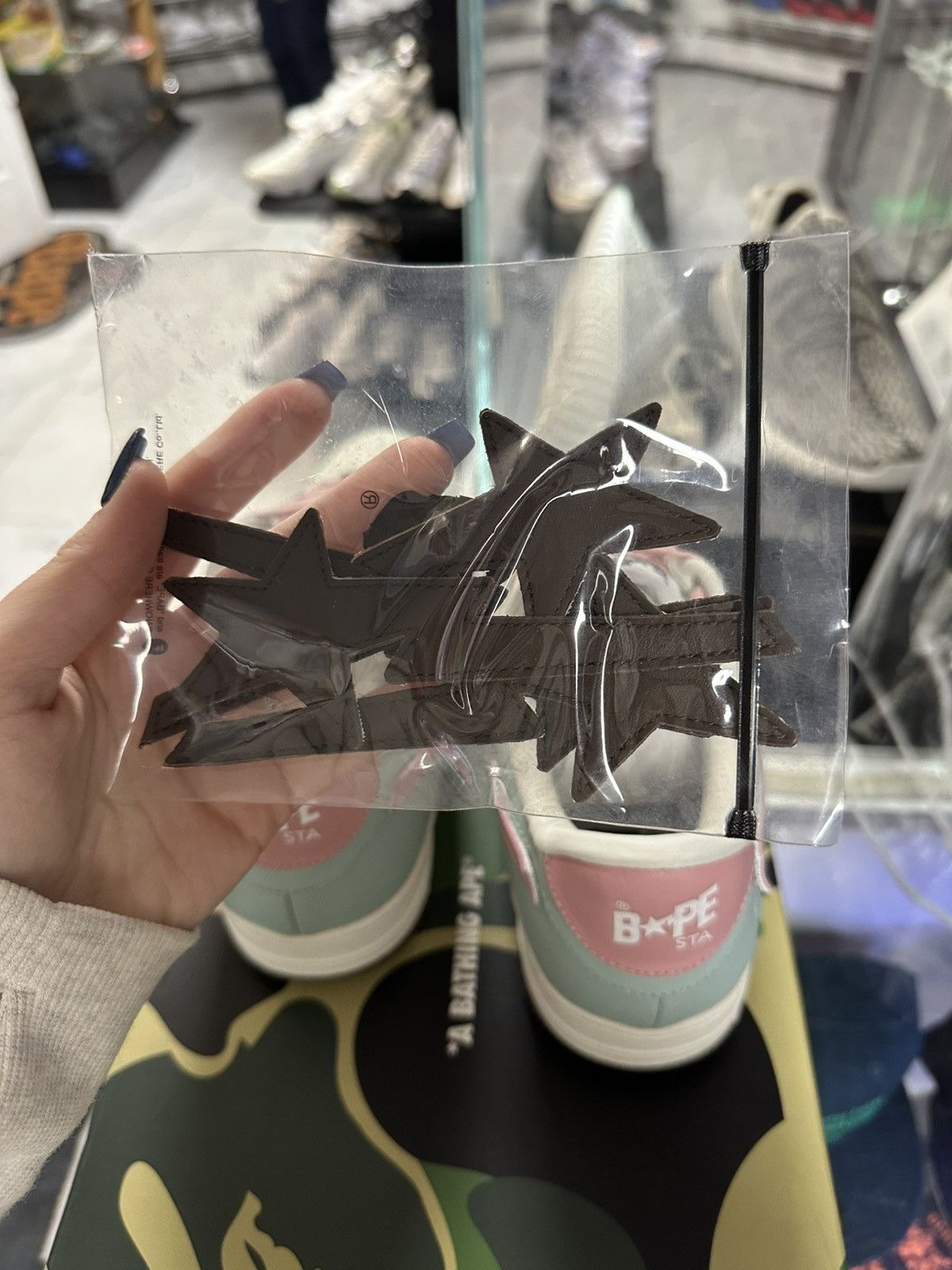 Bape Bape Bapestas ‘Multi Check’ Size US 10 / EU 43 - 5 Thumbnail