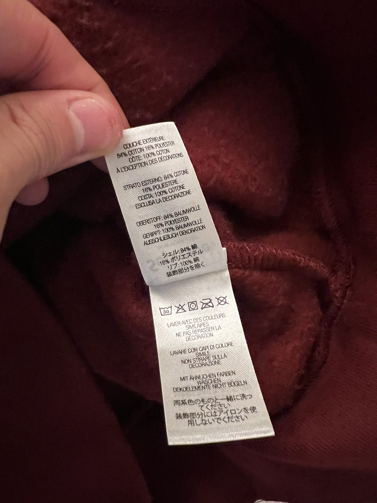 Supreme Supreme Box Logo Crewneck Cardinal Size US M / EU 48-50 / 2 - 7 Thumbnail