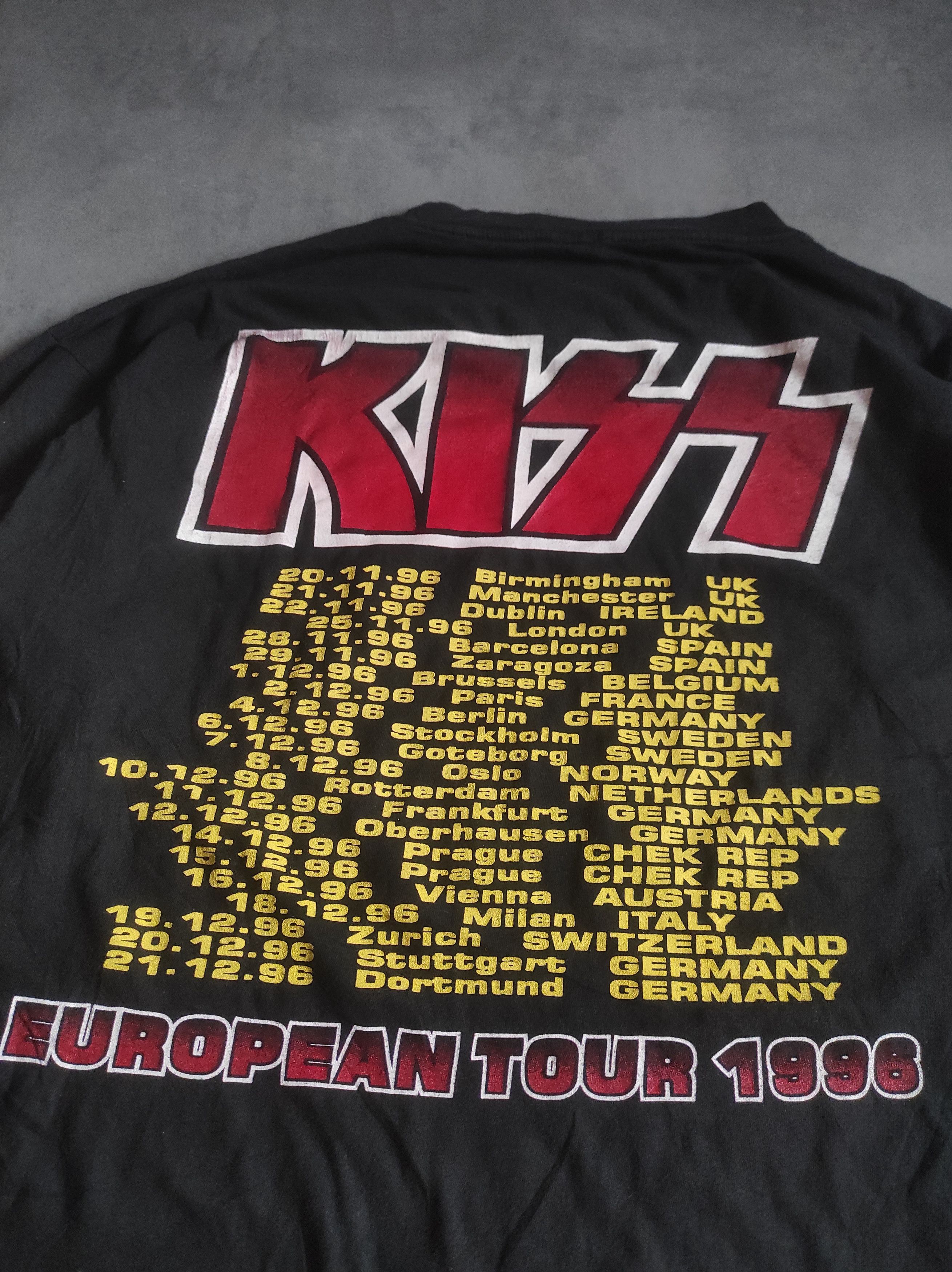 Band Tees vintage Kiss You Wanted The Best World 96 Longsleeve Tour Size US XL / EU 56 / 4 - 6 Thumbnail