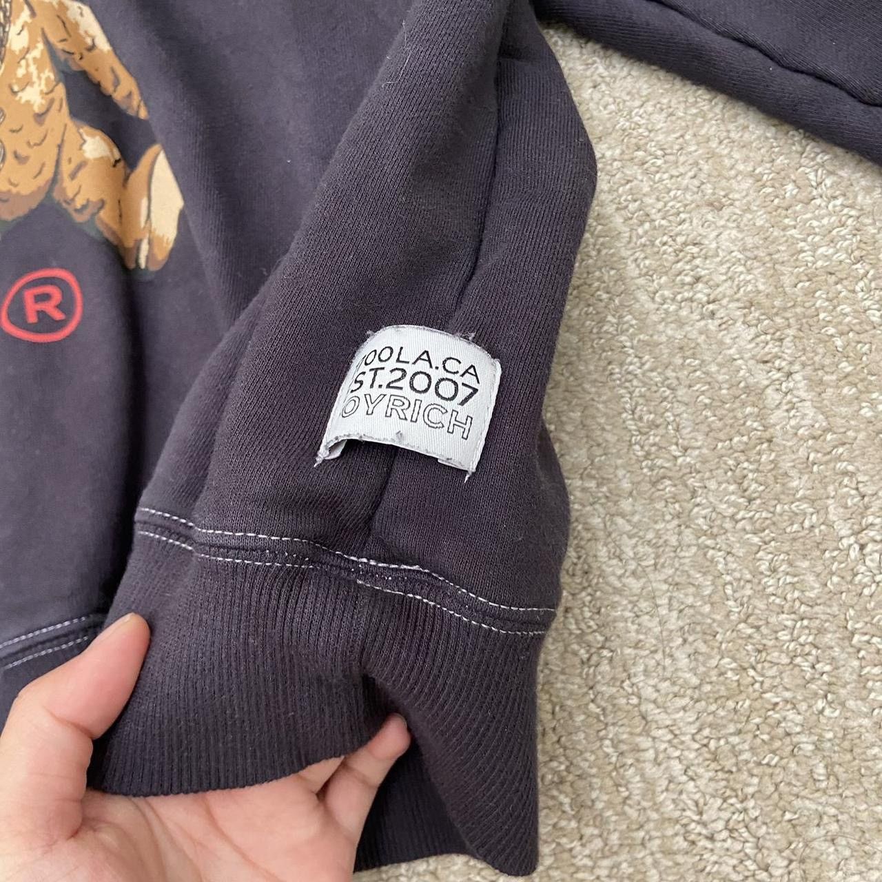 Joyrich Black joyrich hoodie with teddy bear Size XS / US 0-2 / IT 36-38 - 2 Thumbnail