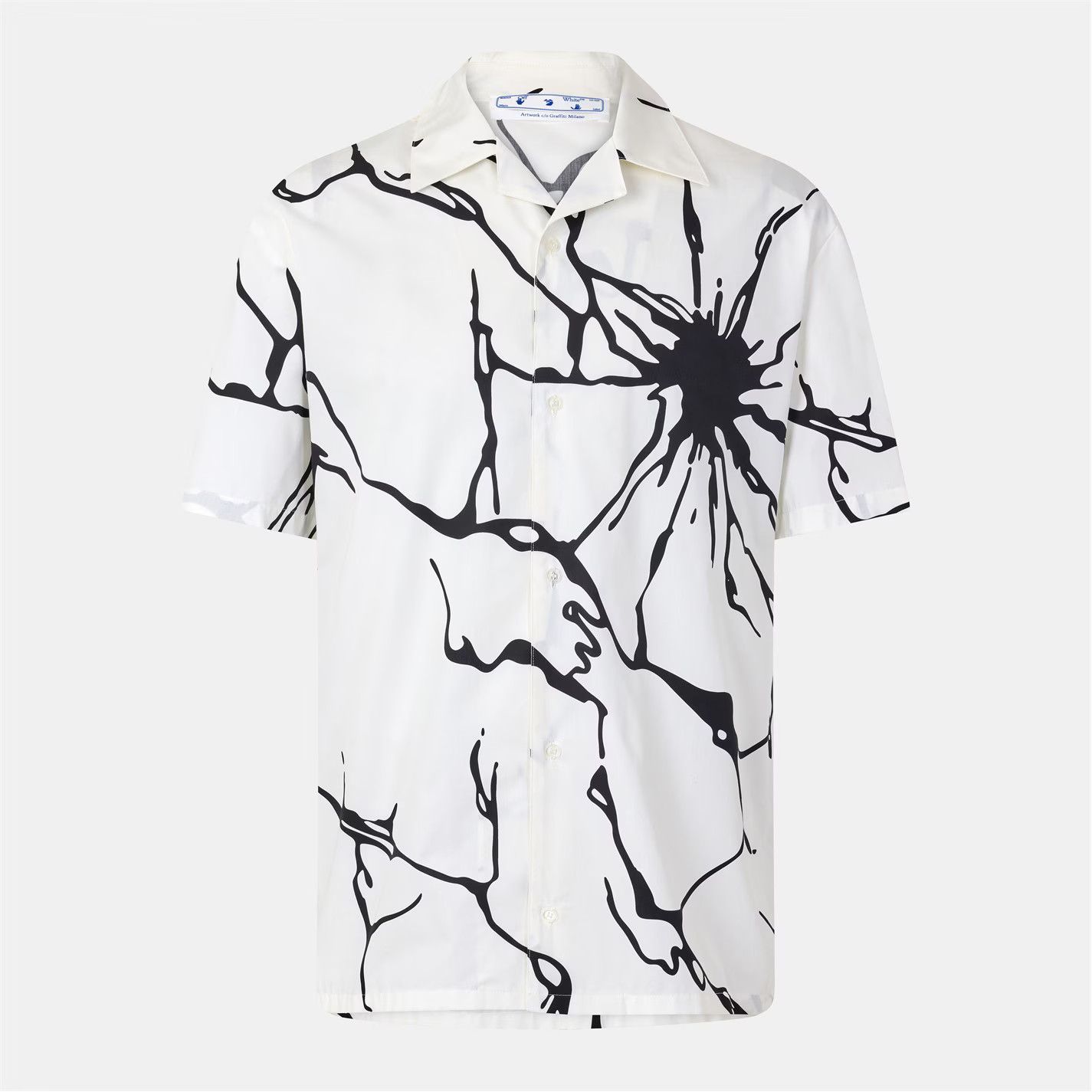 Off-White o1g2r1mq0326 Long Sleeve Shirt in Black/White Size US XS / EU 42 / 0 - 1 Thumbnail