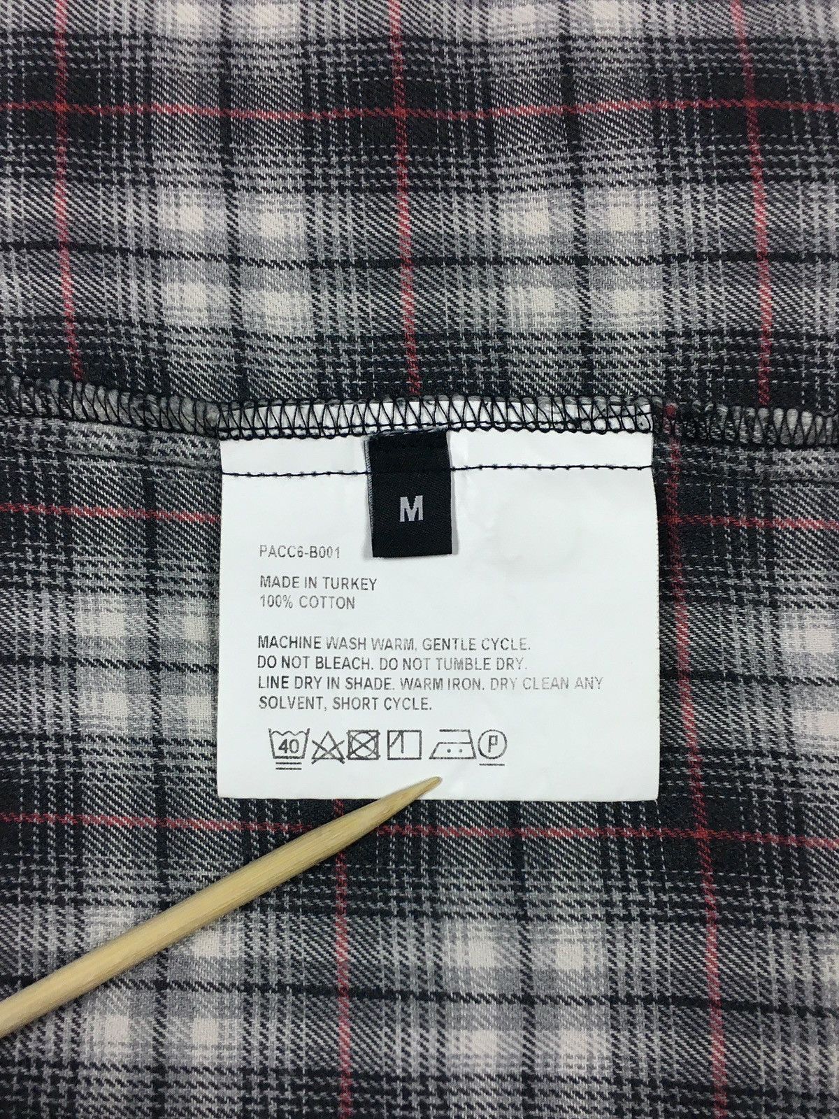 Gosha Rubchinskiy shirt PACCBET Flannel Plaid Double Pocket Rassvet button up Size US M / EU 48-50 / 2 - 9 Thumbnail