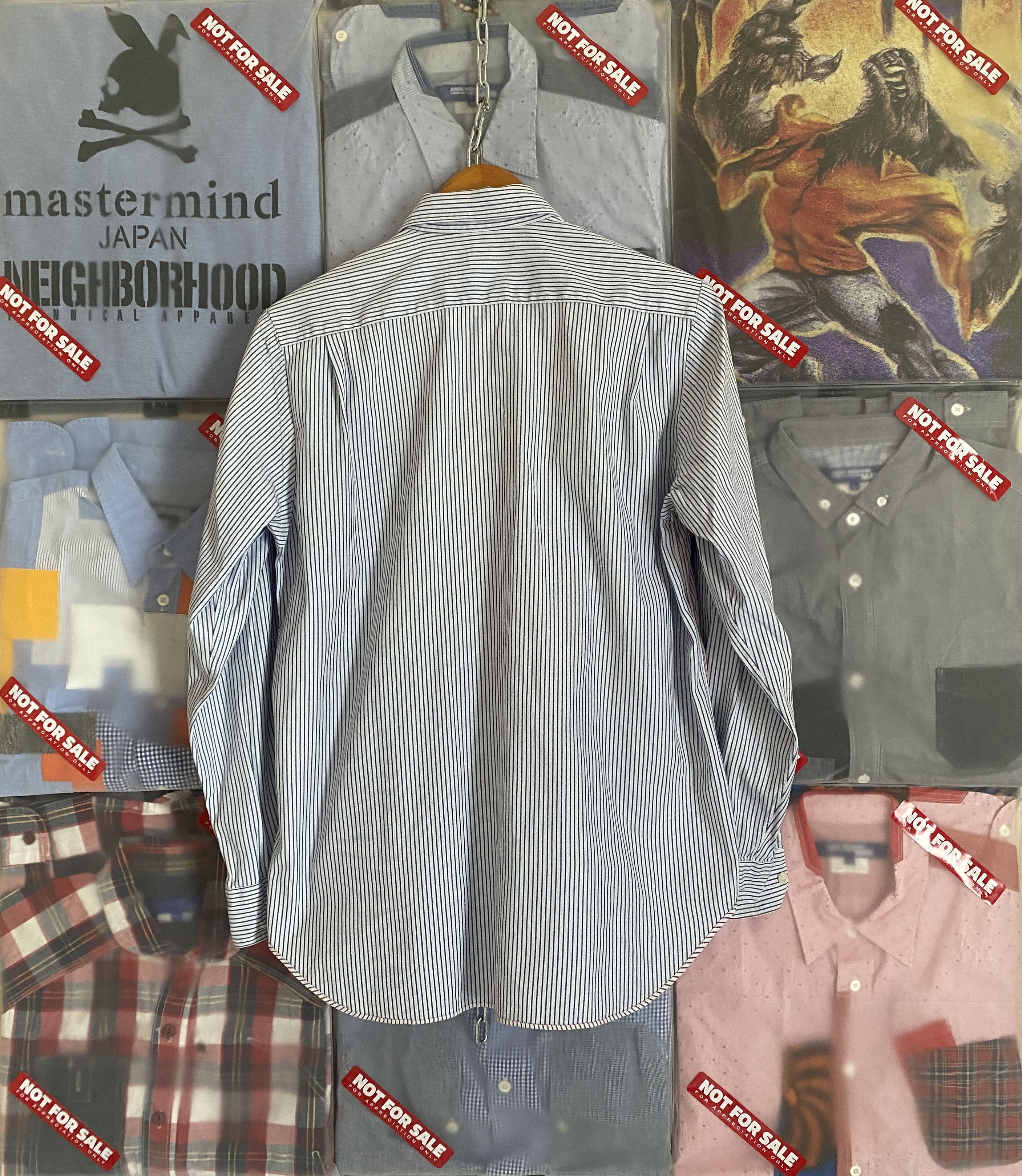 Comme des Garcons Homme Vintage CDG Homme Red Blue Stripe Size US M / EU 48-50 / 2 - 3 Thumbnail