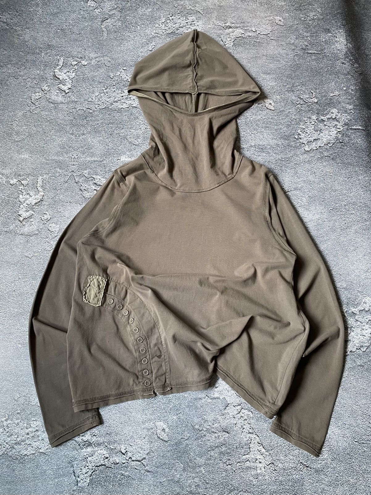 Rundholz Rundholz Black Label Assymetrical Button Big Shadow Hoodie Size S / US 4 / IT 40 - 1 Thumbnail