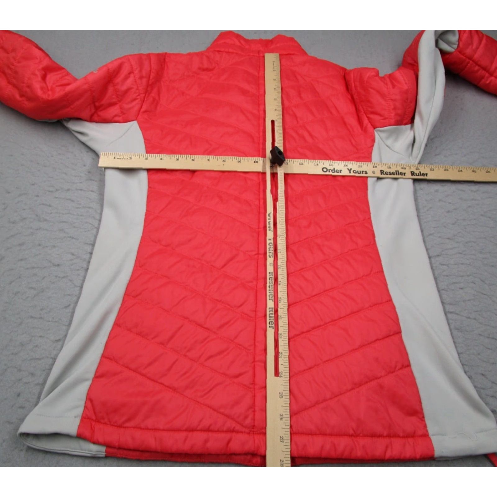 Vintage Columbia Jacket Women XL Pink Omni Heat Insulated Full Zip Puffer Travel Size XL / US 12-14 / IT 48-50 - 7 Thumbnail