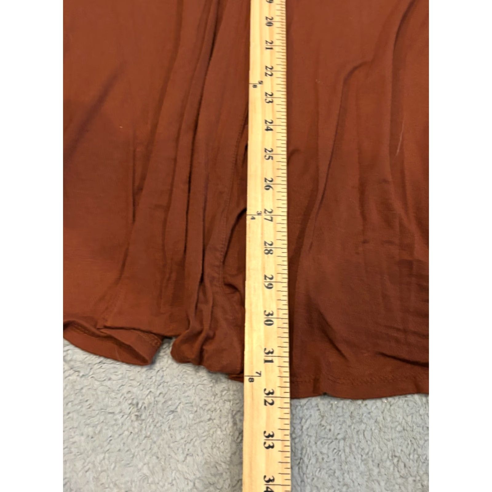 Nine West Nine West Cardigan Sweater Women's XL Brown Open Lightweight Stretch Casual Knit Open Front Size XL / US 12-14 / IT 48-50 - 4 Thumbnail