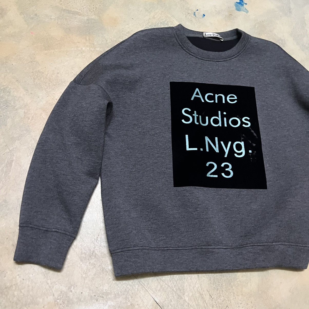 Acne Studios Acne Studios Big Logo Sweatshirt Size US L / EU 52-54 / 3 - 4 Thumbnail