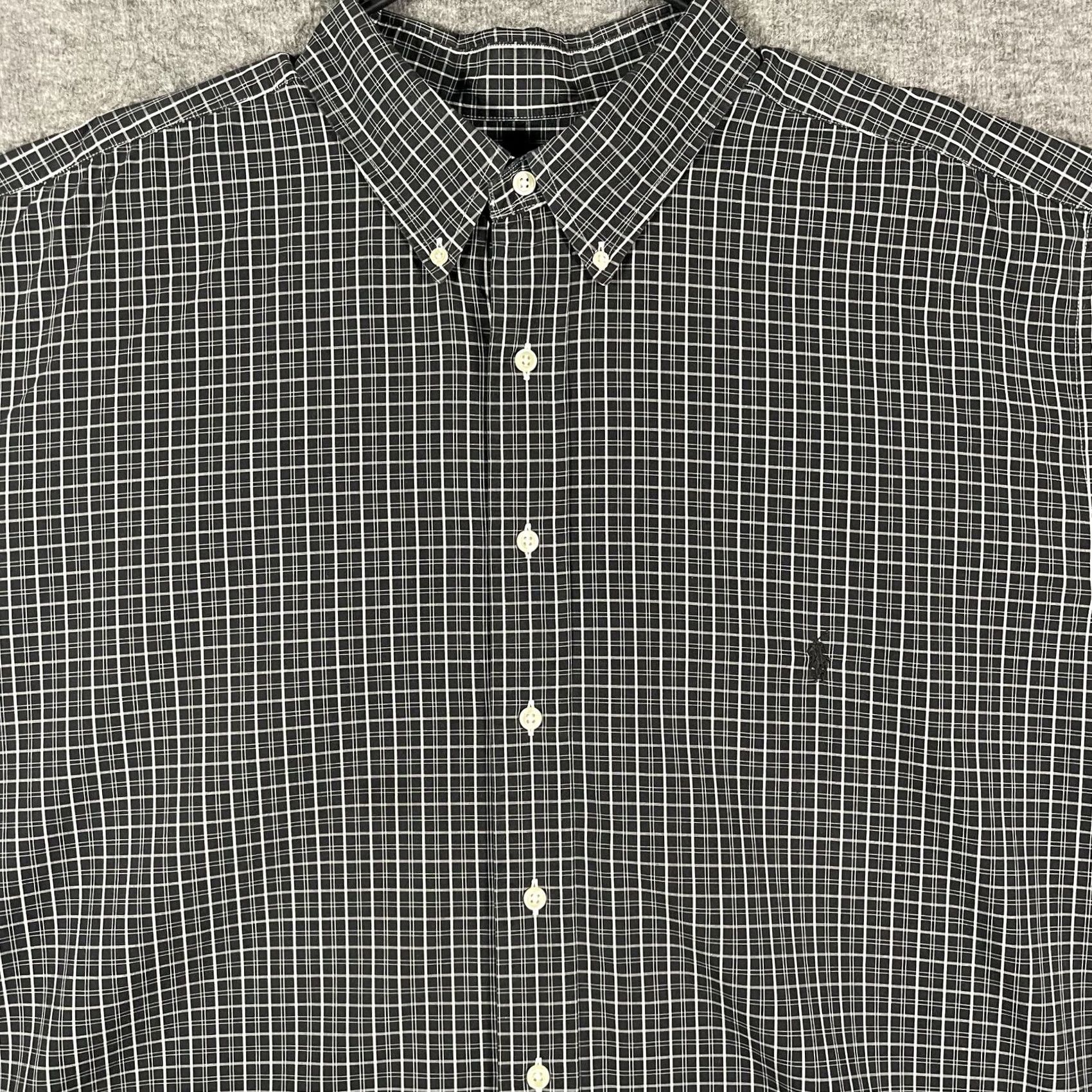 Ralph Lauren Ralph Lauren Shirt Mens 3XLT Black Check Button-Down Long Sleeve Big Tall Shirt Size US XXL / EU 58 / 5 - 2 Thumbnail