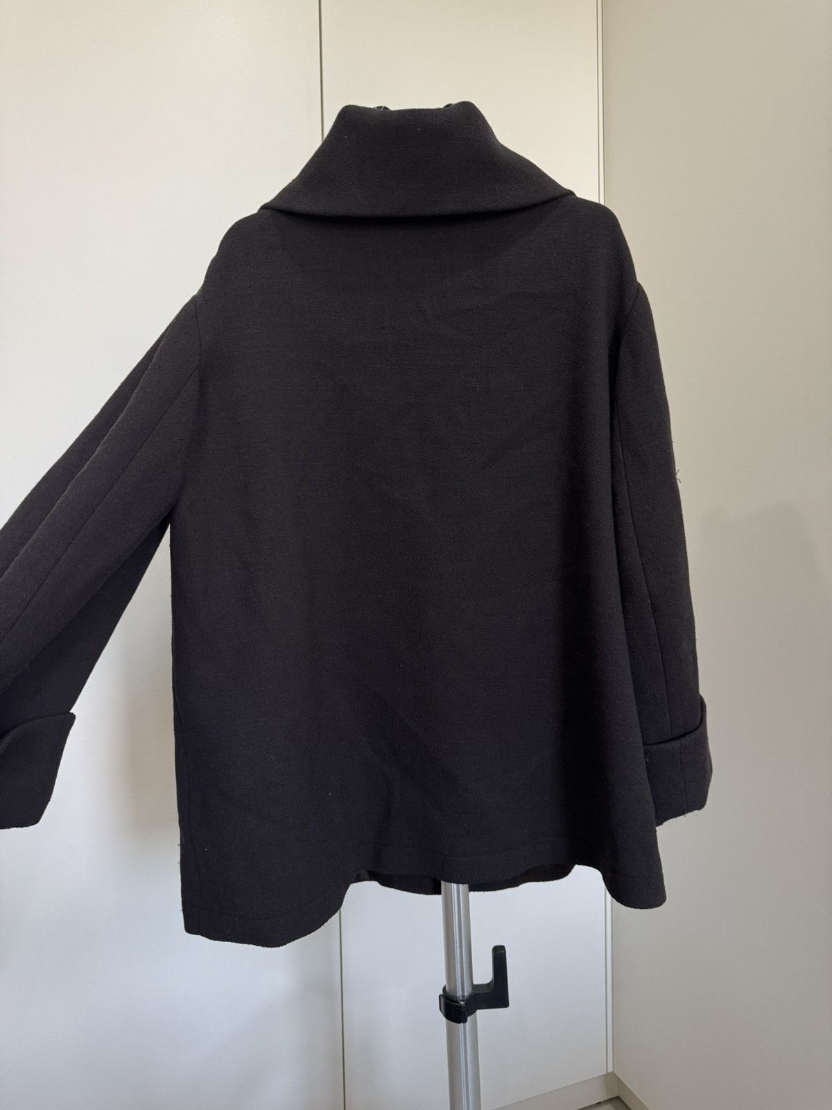 Dries Van Noten DRIES VAN NOTEN Designer Cape Coat Size S / US 4 / IT 40 - 3 Thumbnail