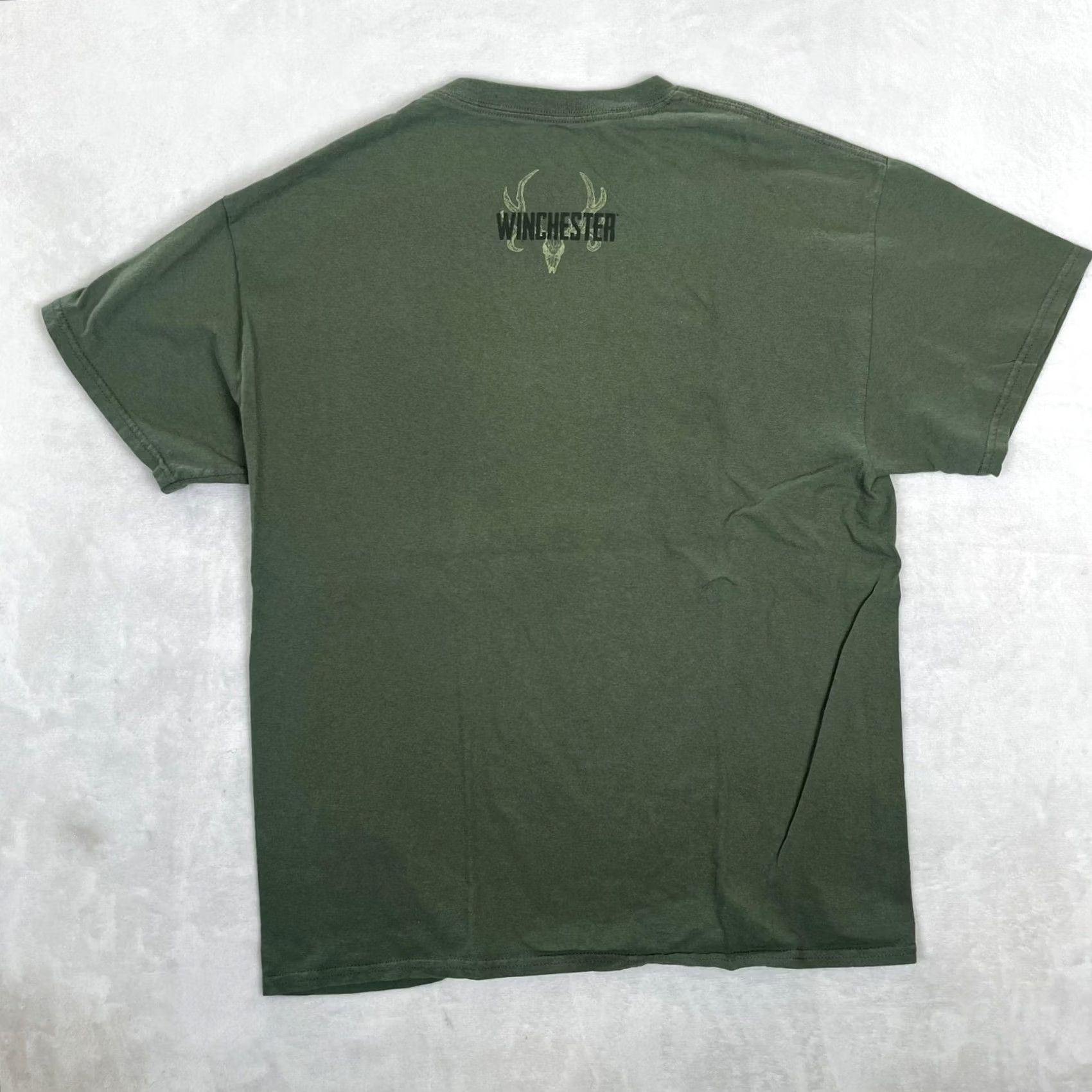Vintage Winchester Eat Sleep Hunt T-Shirt Mens Large Green Deer Antlers Hunting Size US L / EU 52-54 / 3 - 6 Thumbnail