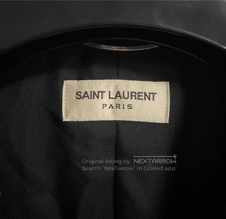 Saint Laurent Paris Saint Laurent Paris Gold Thread Brocade Sword Collar Suit Size US M / EU 48-50 / 2 - 4 Thumbnail