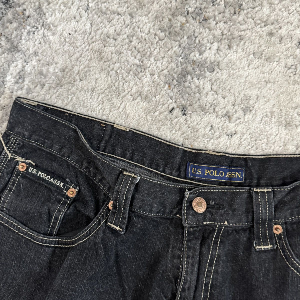 JNCO × U.S. Polo Assn. × Vintage VTG y2k Us polo assn baggy embroidered JNCO style carpenter Size US 36 / EU 52 - 4 Thumbnail