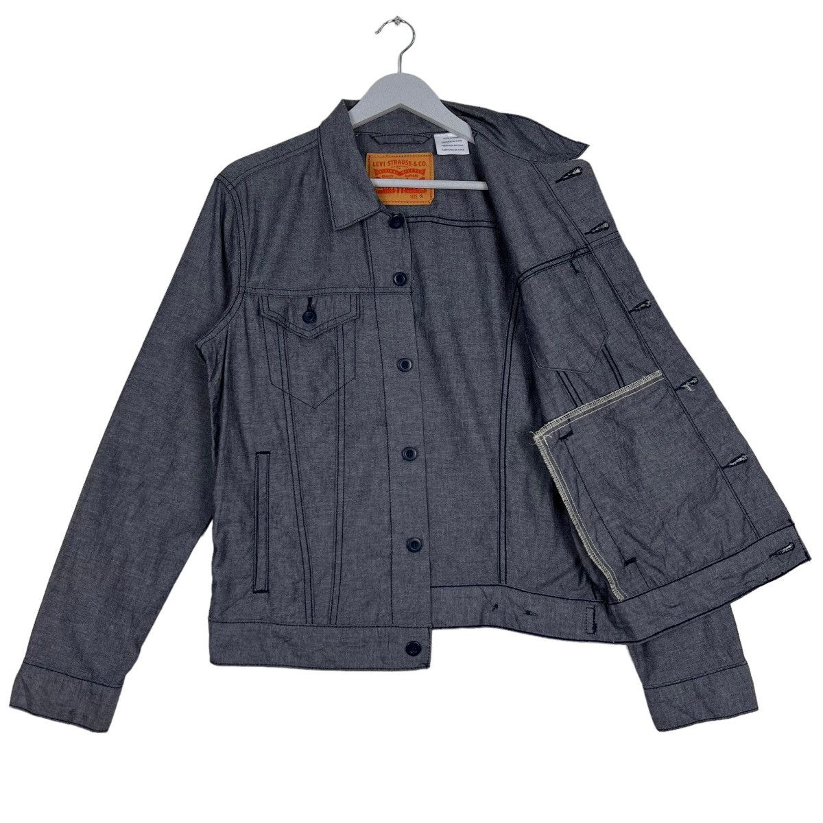 Levi's 🔥 LEVIS SHIRT TRUCKER JACKET Size US S / EU 44-46 / 1 - 9 Thumbnail