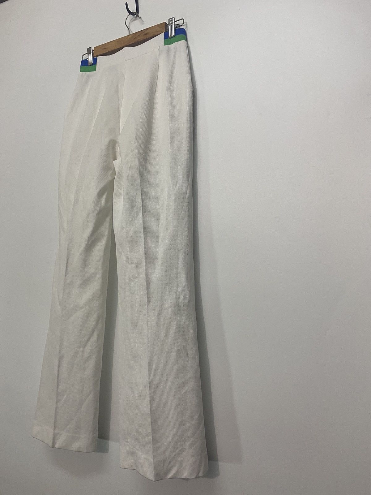 Japanese Brand × Vintage VINTAGE Yonex Tennis Track Pant White Wimbledon Sports Japan Size 26" / US 2 / IT 38 - 5 Thumbnail