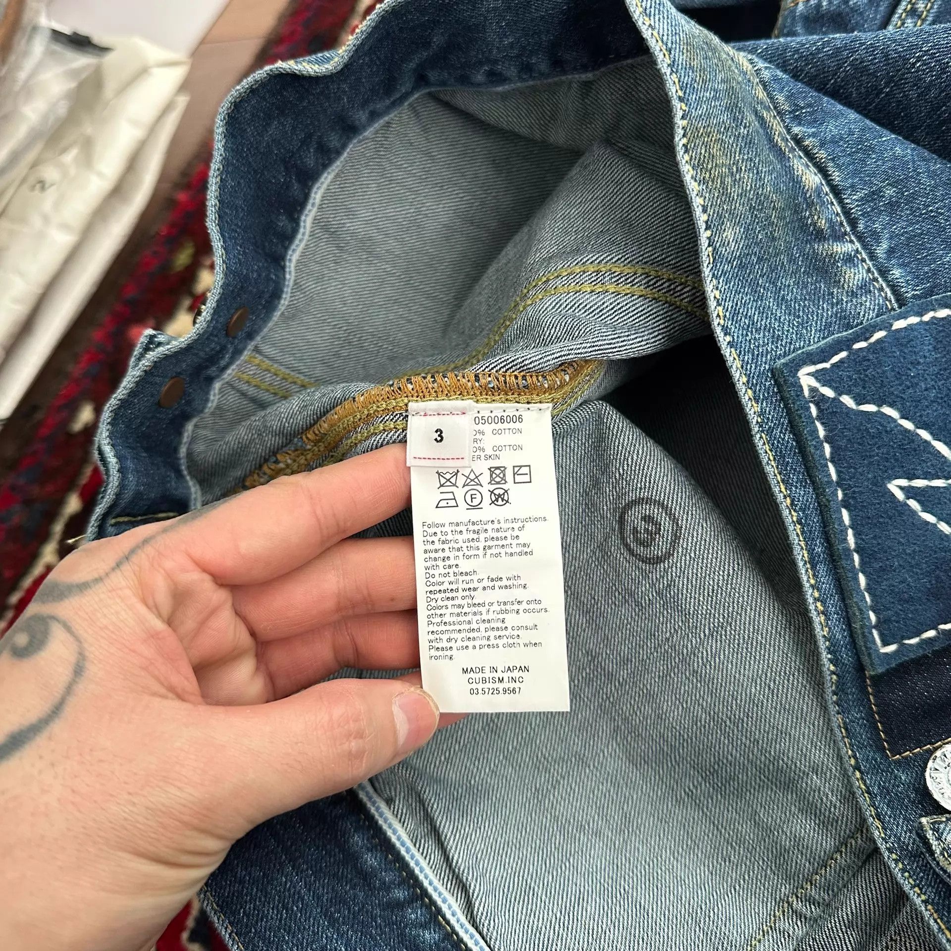Visvim Visvim 19aw 1000dry ICT Oil Stain Denim Jacket 3 Size US L / EU 52-54 / 3 - 9 Thumbnail