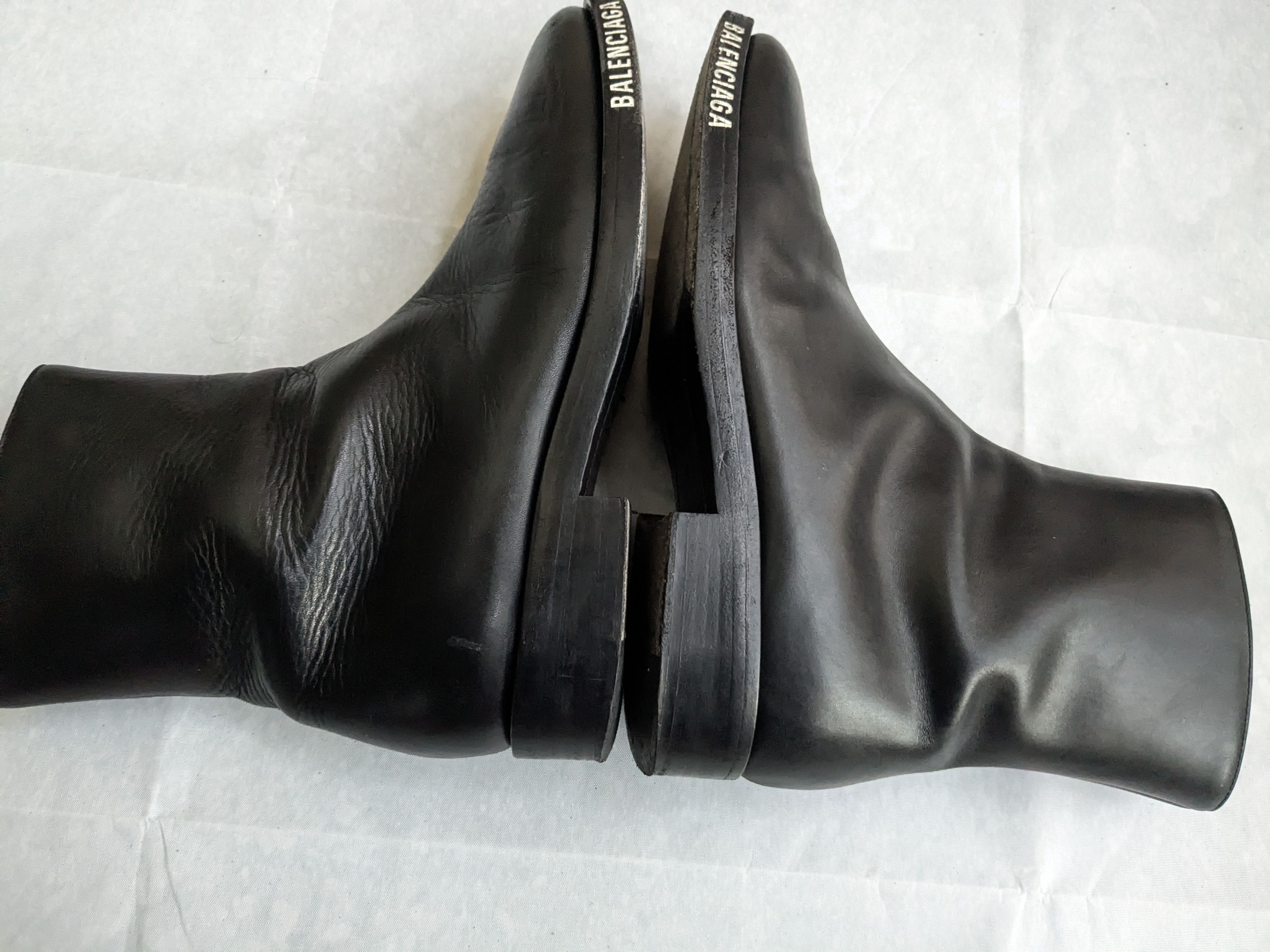 Balenciaga Balenciaga Size Zip Boots Black 8 41 Logo Sole Size US 8 / EU 41 - 11 Thumbnail