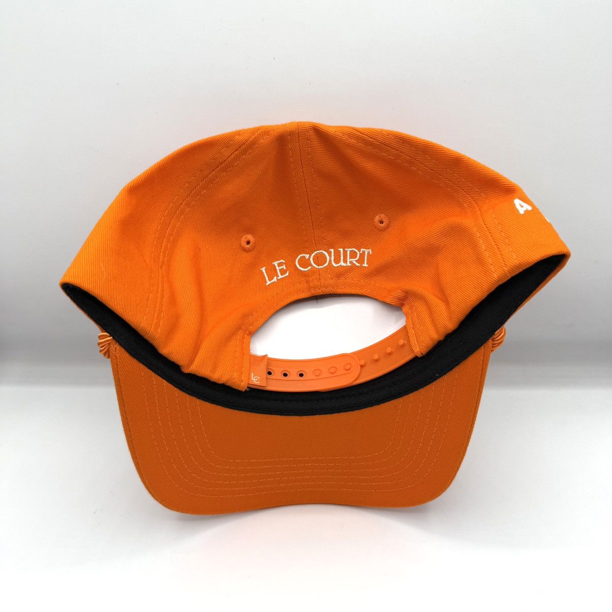 Other Le Court Cotton Twill Monogram Cap Snapback Court Orange Size ONE SIZE - 4 Thumbnail