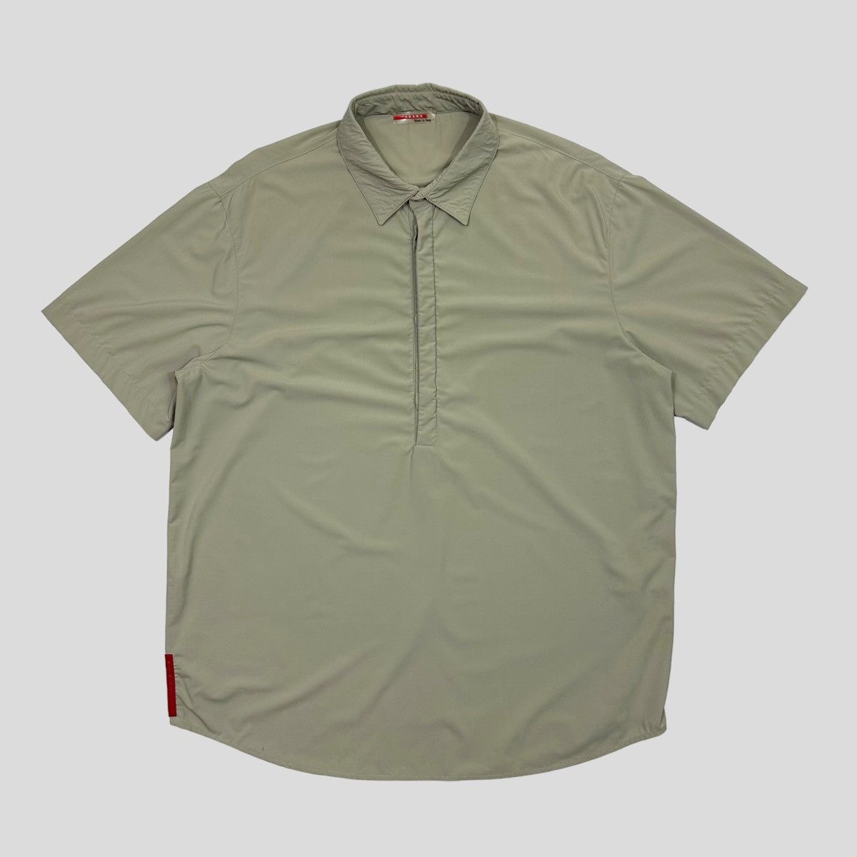 Prada Prada Sport 00’s 1/2 Button Nylon Shirt - L/XL Size US L / EU 52-54 / 3 - 1 Thumbnail