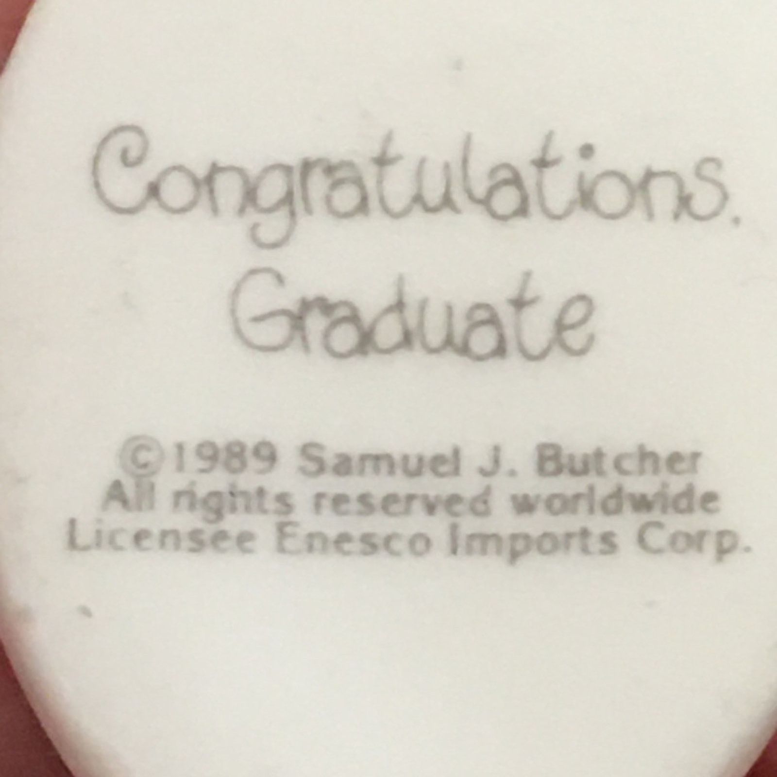 Vintage Vintage 1989 Precious Moments Graduate ribbon Size ONE SIZE - 6 Thumbnail