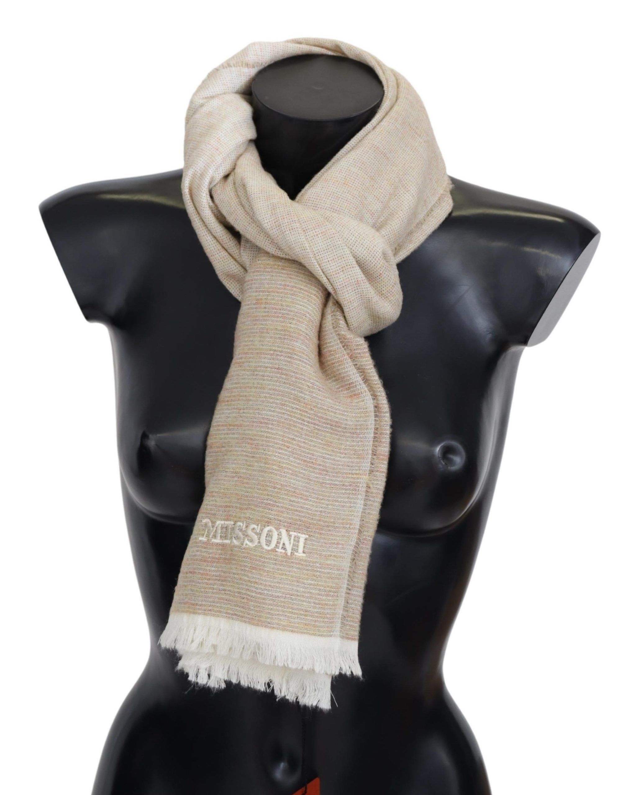 Missoni Elegant Multicolor Wool Scarf with Signature Men's Design Size ONE SIZE - 1 Thumbnail