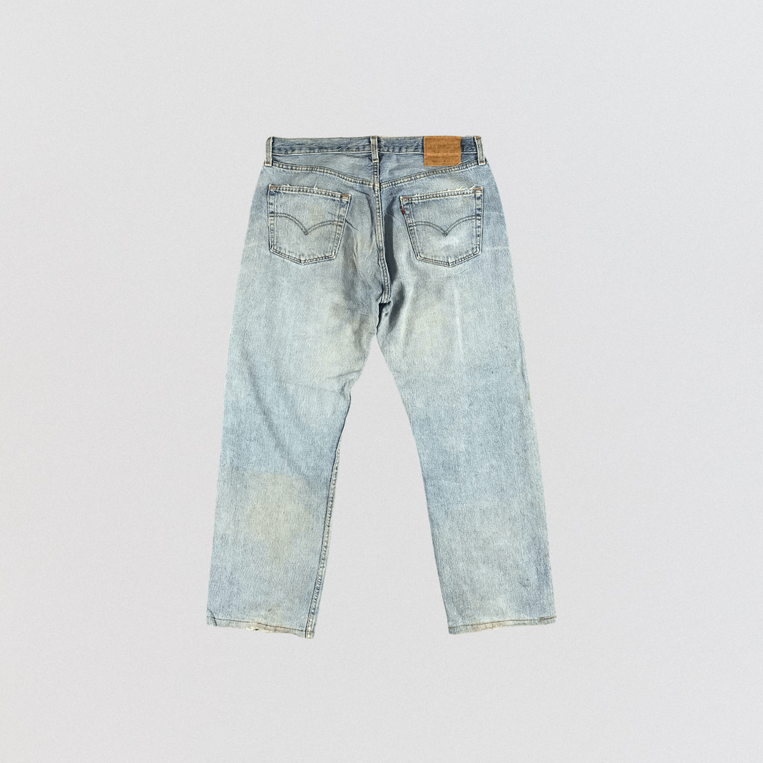 Levi's Vintage 90s Blue Wash Levis 501 Jeans-JM2856 Size US 35 - 2 Thumbnail
