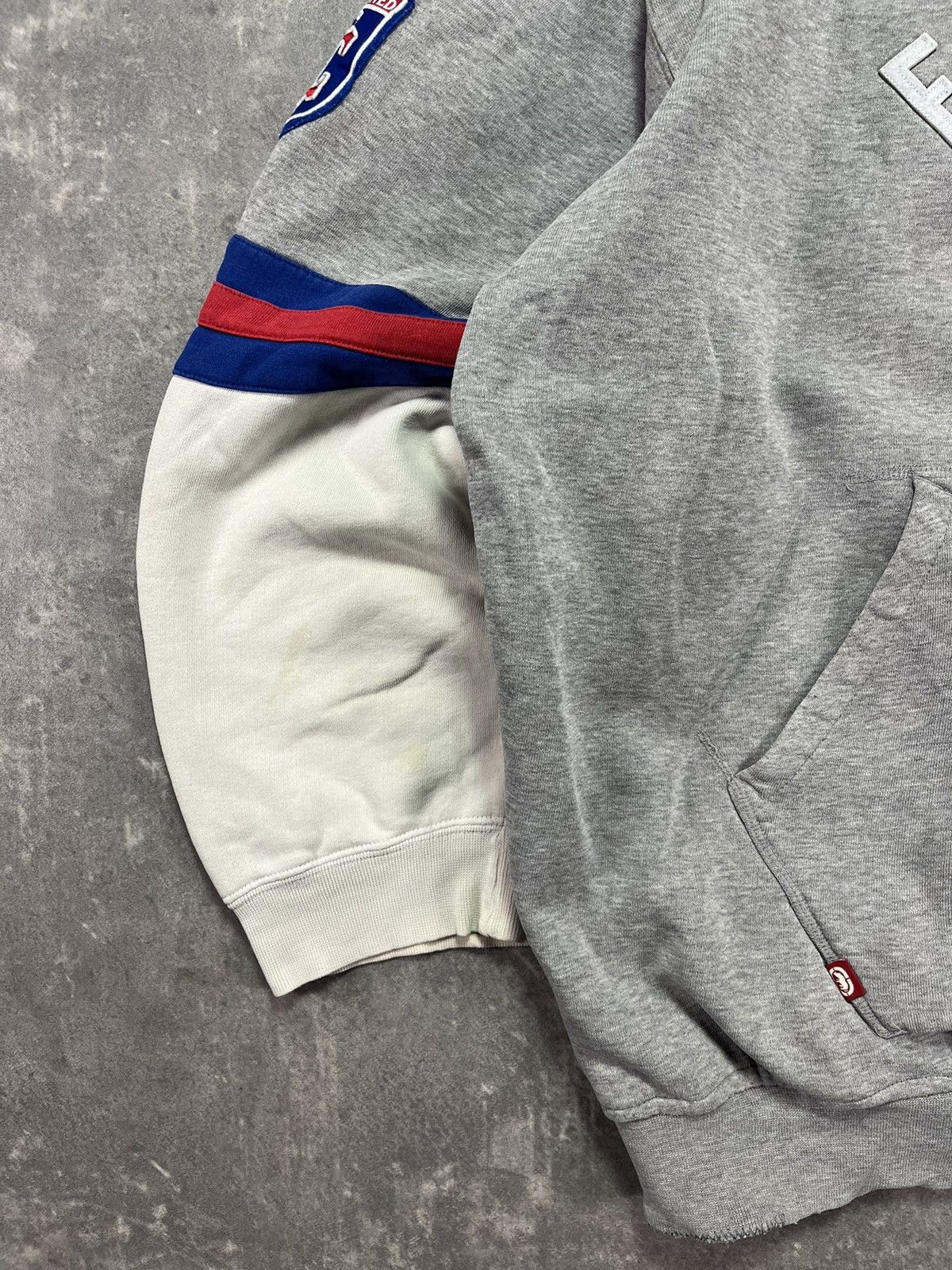Ecko Unltd. Ecko Unltd. Big Logo Mega Baggy Boxy Colourblock Hoodie XXL Size US XXL / EU 58 / 5 - 14 Thumbnail