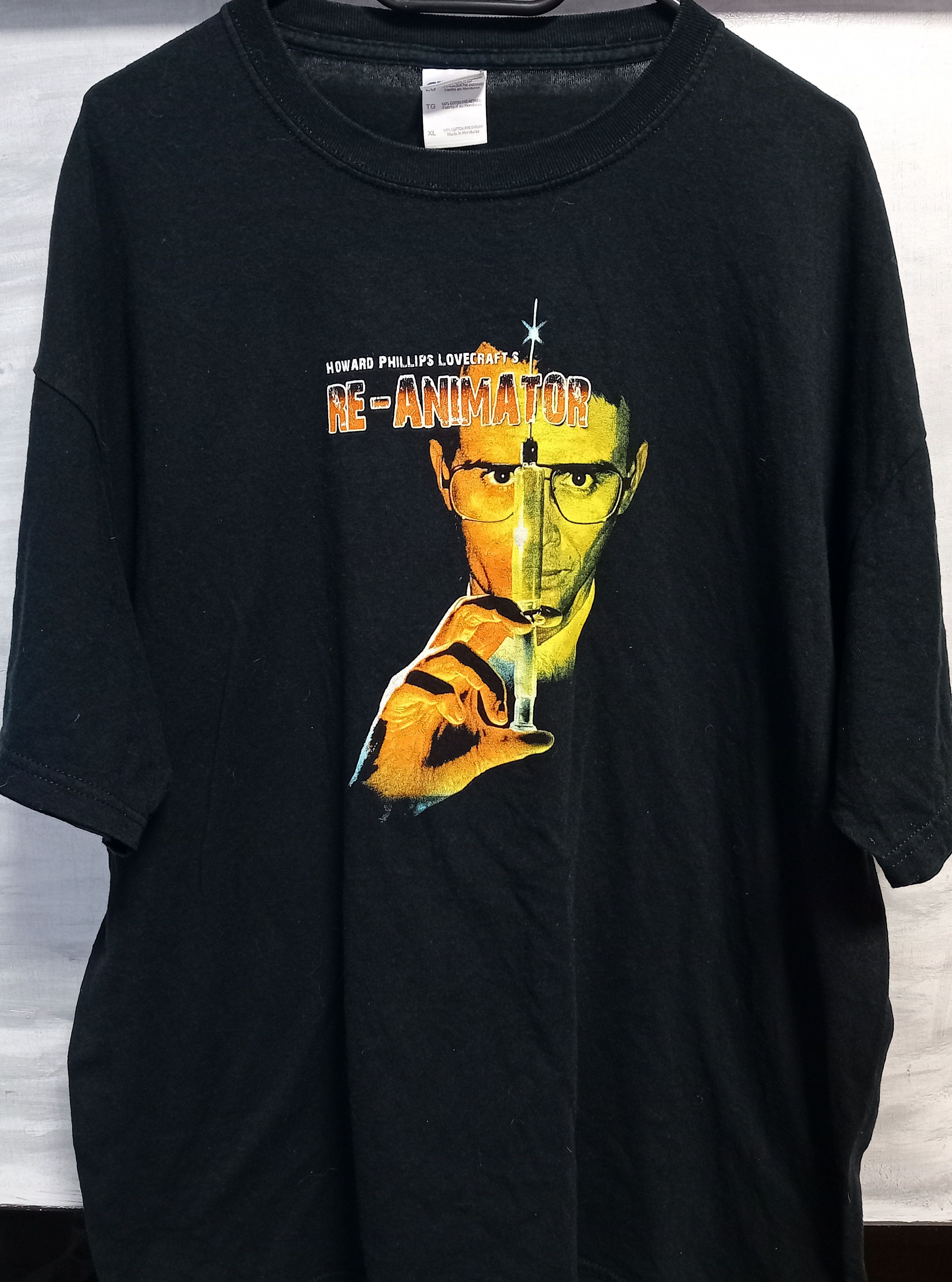 Vintage Reanimator Horror Movie Shirt — 2000s Re-Animator Promo Tee, hotsell Size XL