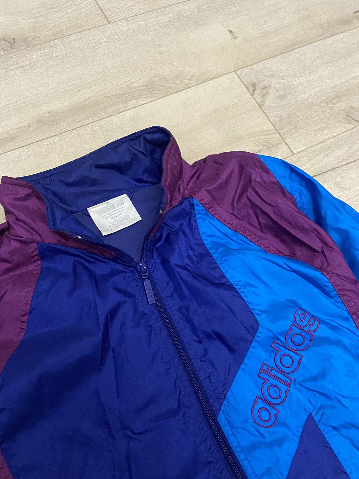 Adidas × Vintage Adidas Vintage Mens Nylon Track Suit Jacket + Pants Size US M / EU 48-50 / 2 - 6 Thumbnail