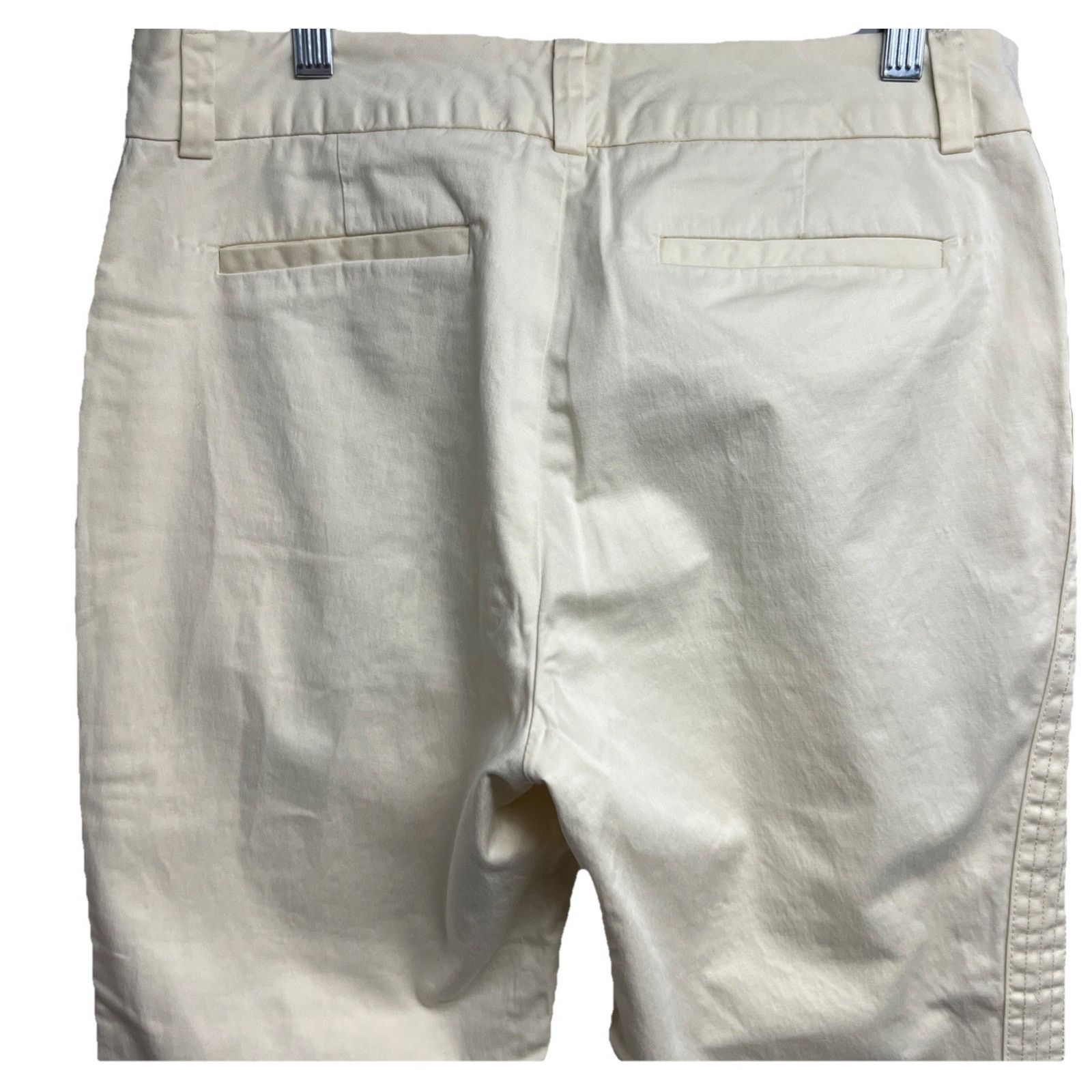 Banana Republic Banana Republic Harrison Beige Crop Capri Lined Pants Sz 8 Size 30" / US 8 / IT 44 - 4 Thumbnail