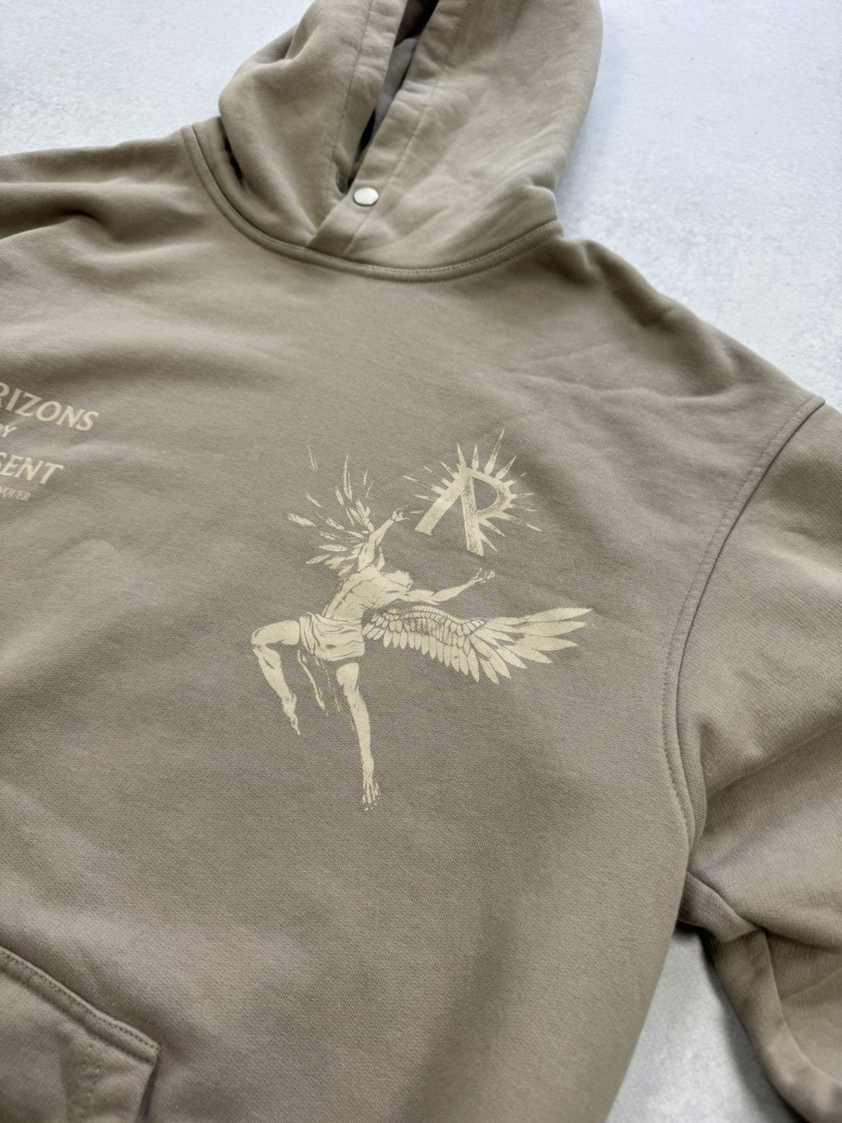 Represent Clo. Represent by Endurace Wecoquer Beige Baggy Hoodie Size US S / EU 44-46 / 1 - 12 Thumbnail
