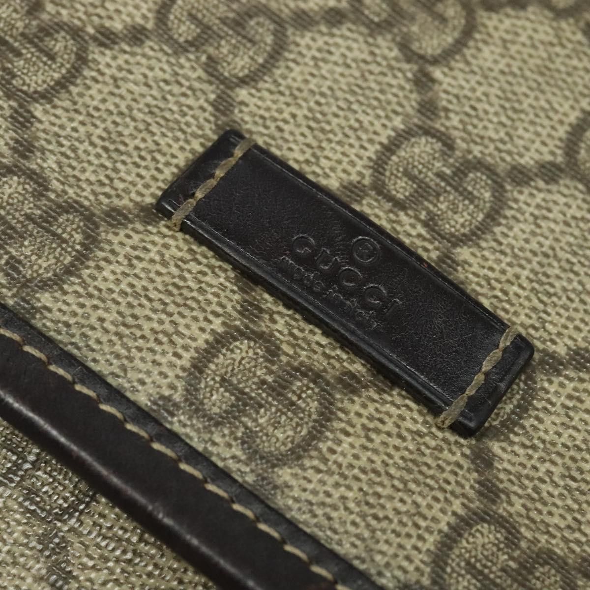 Gucci GUCCI GG Supreme Shoulder Bag Pvc Beige Silver Size ONE SIZE - 14 Thumbnail