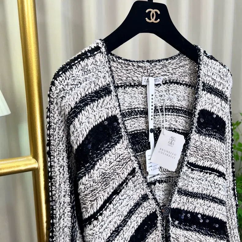Brunello Cucinelli Brunello Cucinelli 23ss opera heavy industry glittered lac Size L / US 10 / IT 46 - 5 Thumbnail
